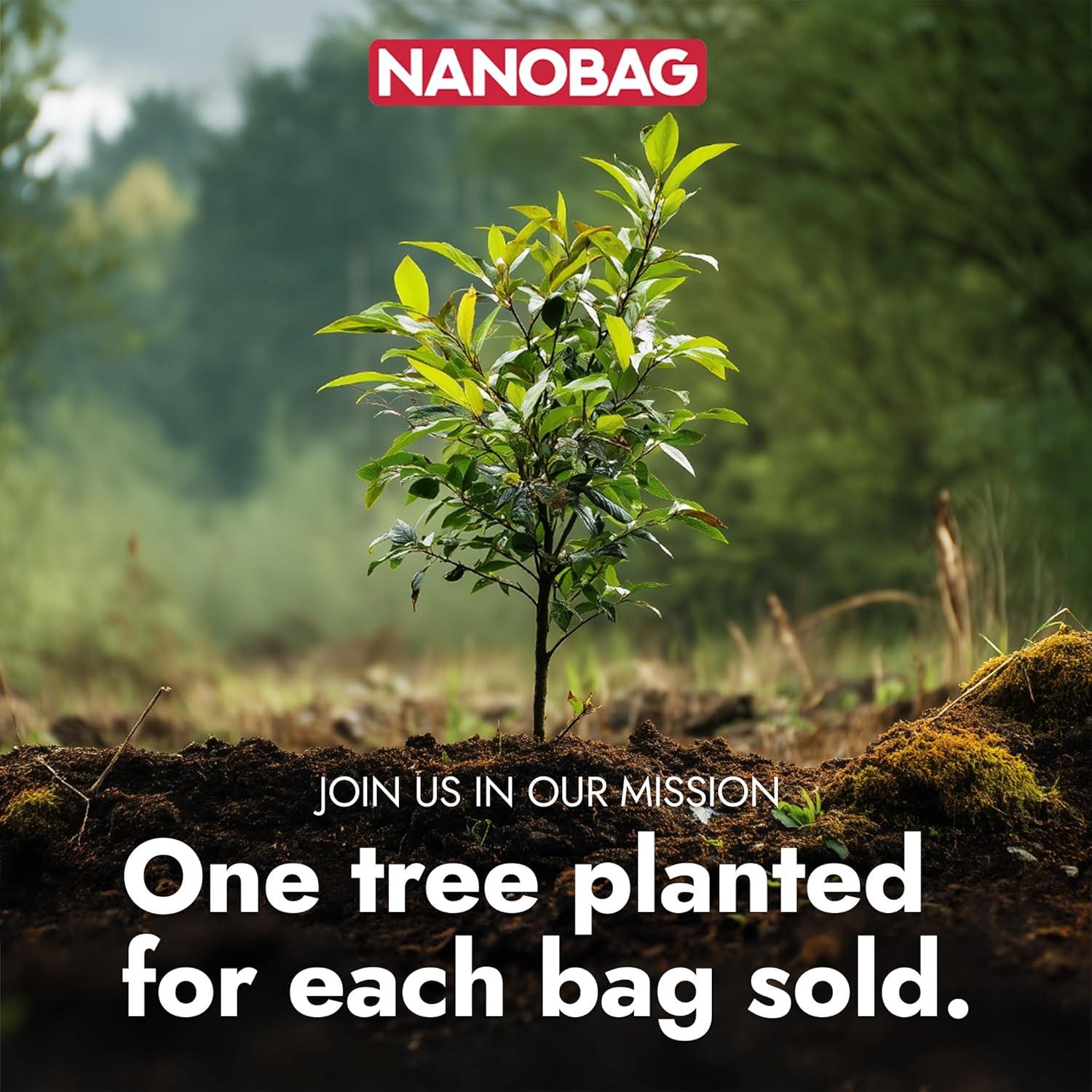 Bolsa Tote XL Nanobag Olas Azules - Ecológica y Reutilizable