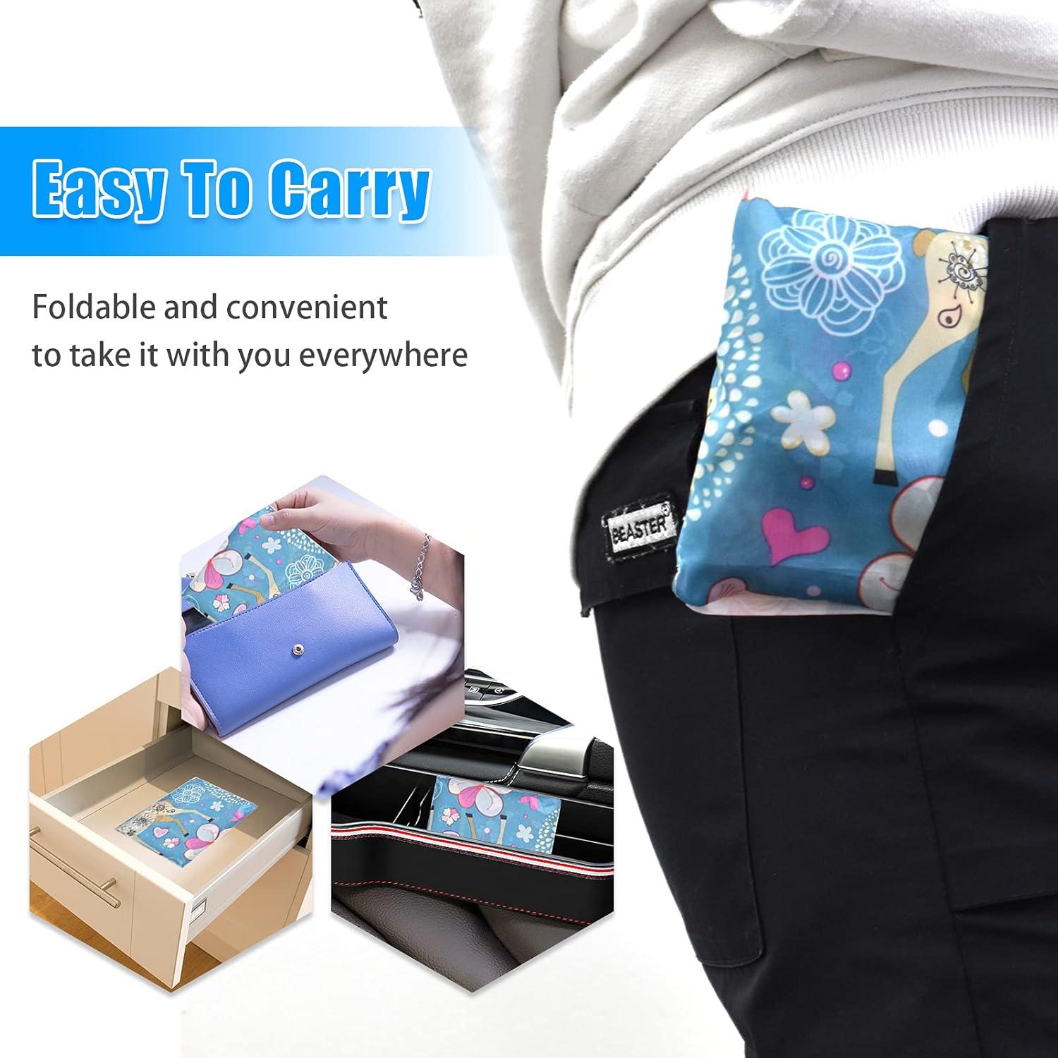 6 Bolsas de Compras Reutilizables XL Nylon Ripstop 22.68 kg