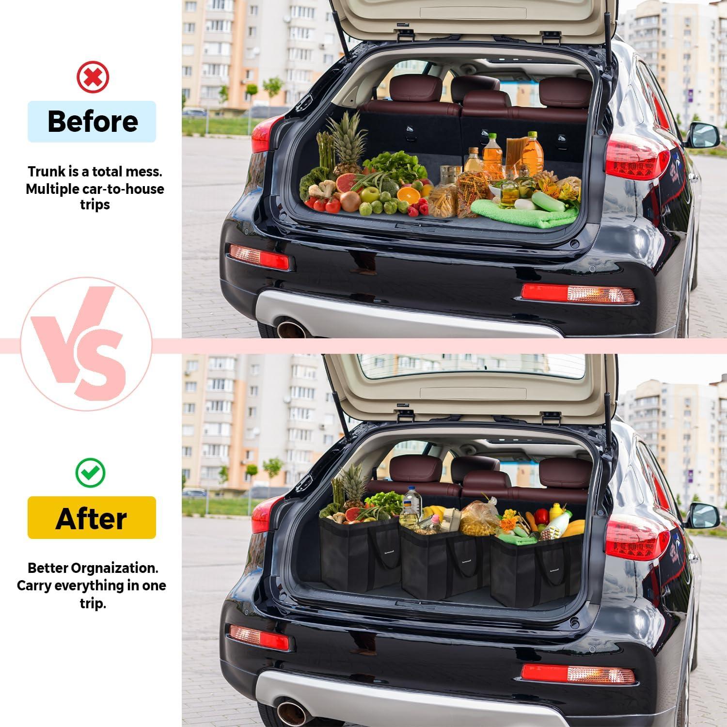 Bolsas de Compras Reutilizables Hommell, Paquete de 6, 45.36 kg