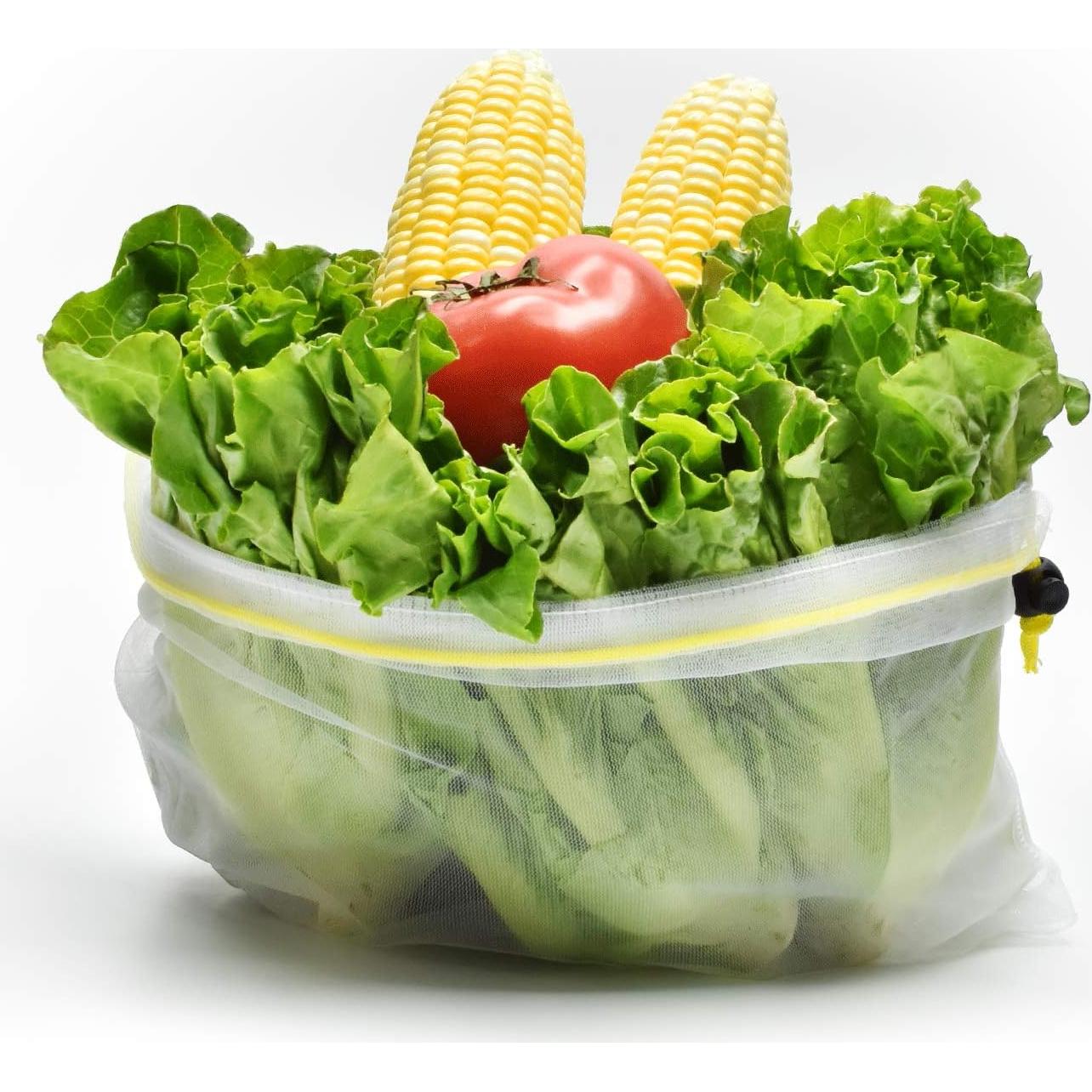 Bolsas Reutilizables Mipruct 24 Pack Malla Transparente 3 Tamaños