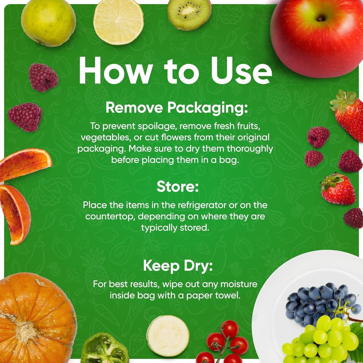 Bolsas Reutilizables Produce Pouch 30 Unidades 15M 15L