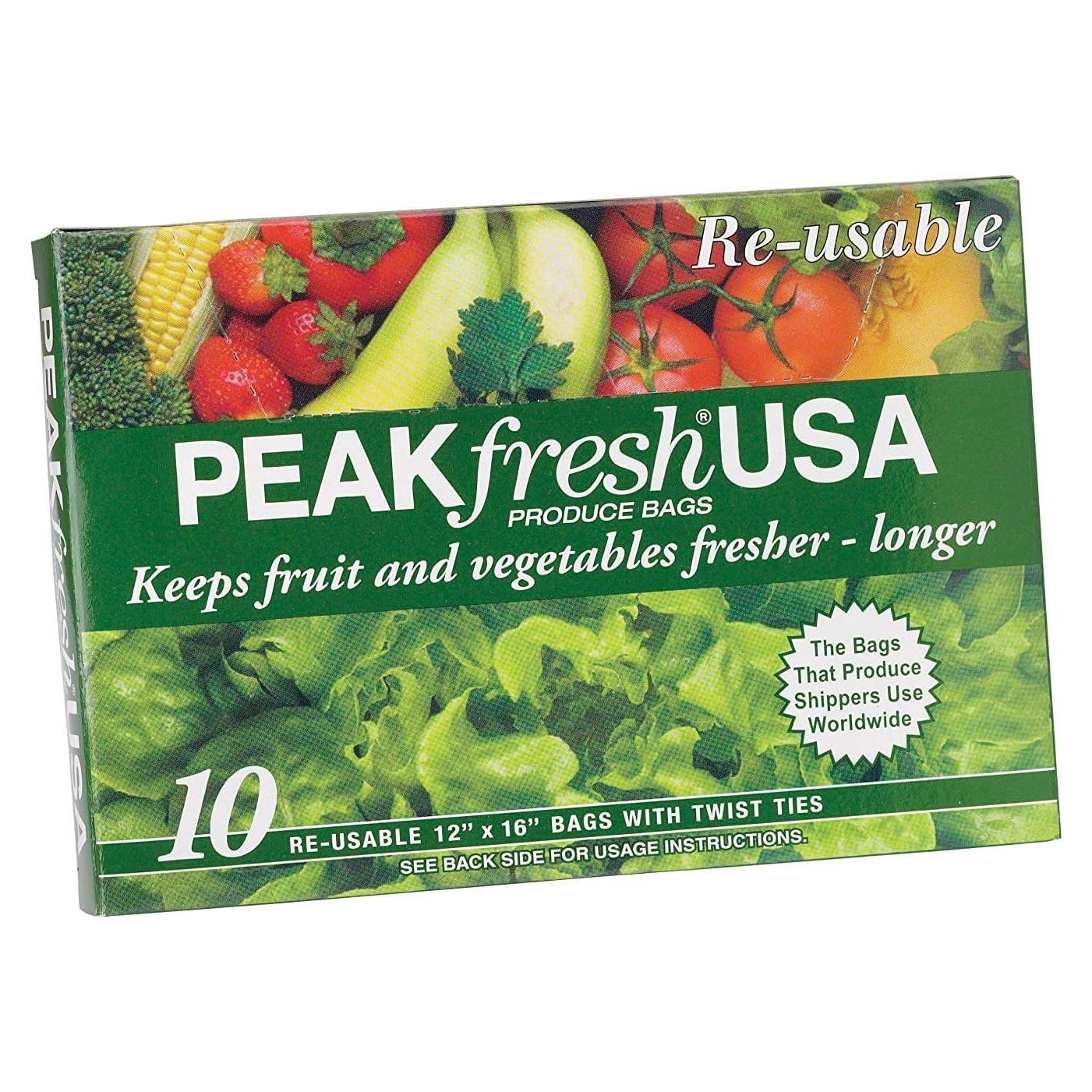Bolsas de Producción Reutilizables PeakFresh - Juego de 20