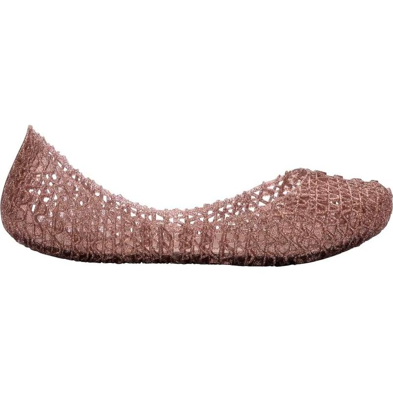 Zapatos Mini Melissa Campana Papel Niña Glitter Rosa 19cm