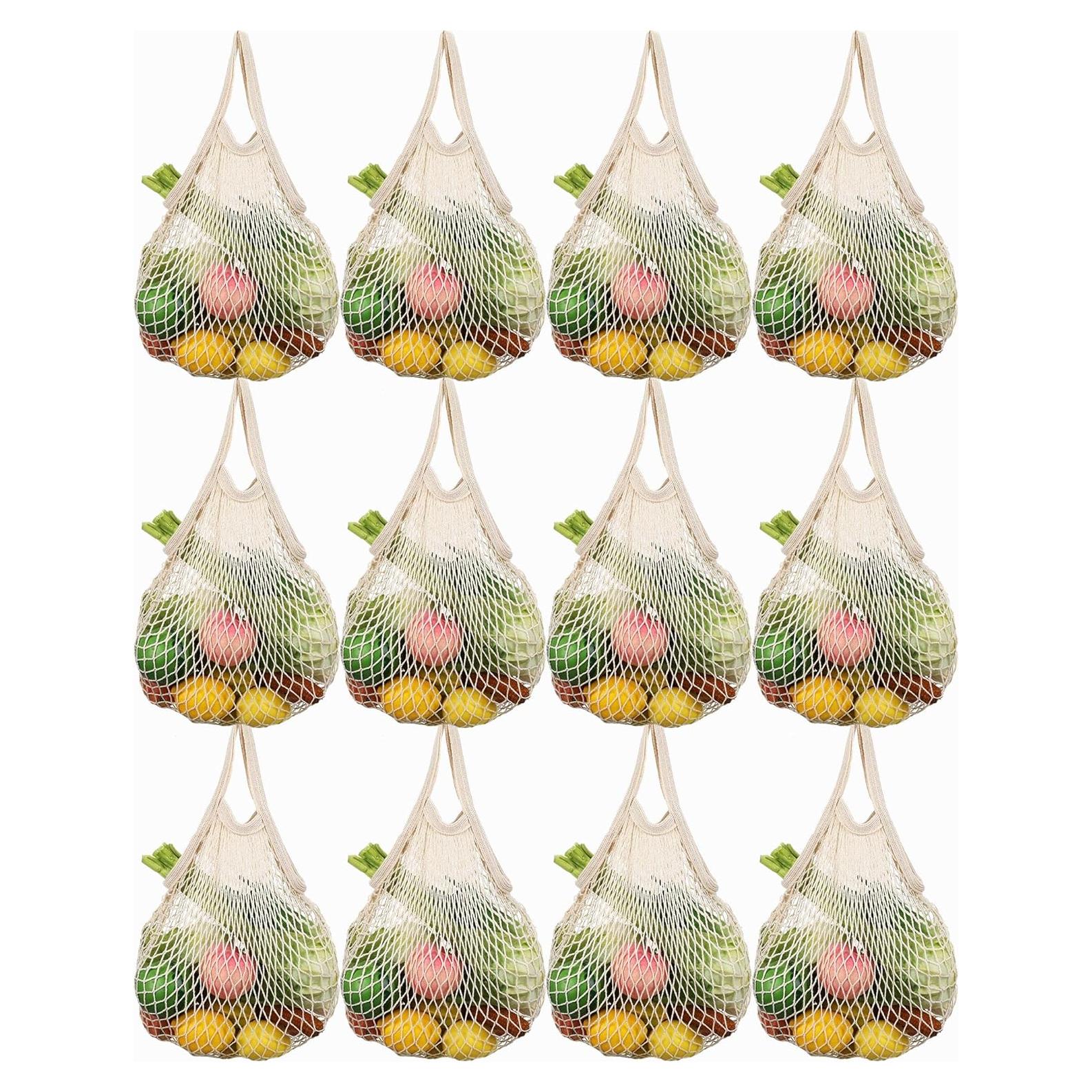 Bolsas de Compras de Malla Reutilizables Eccliy - 12 Piezas