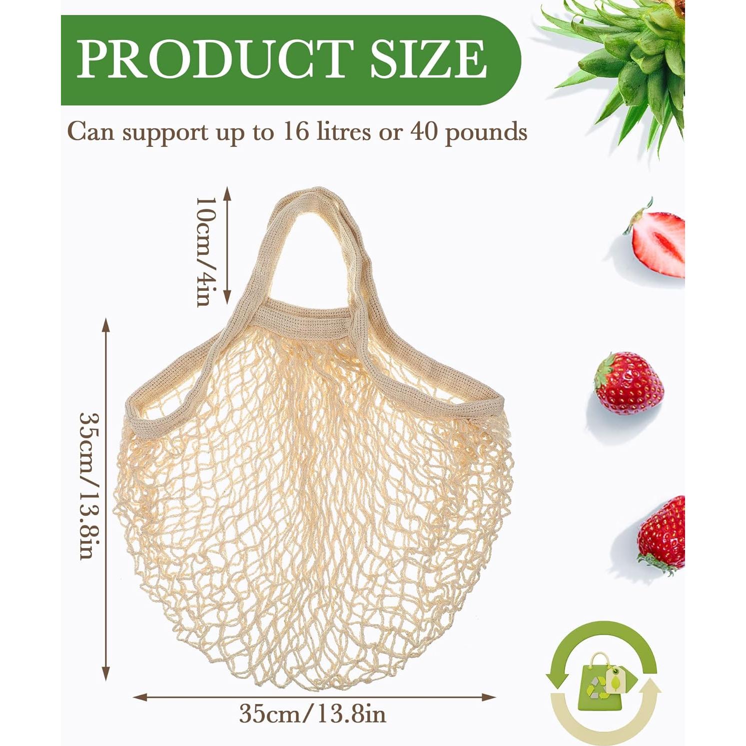 Bolsas de Compras de Malla Reutilizables Eccliy - 12 Piezas