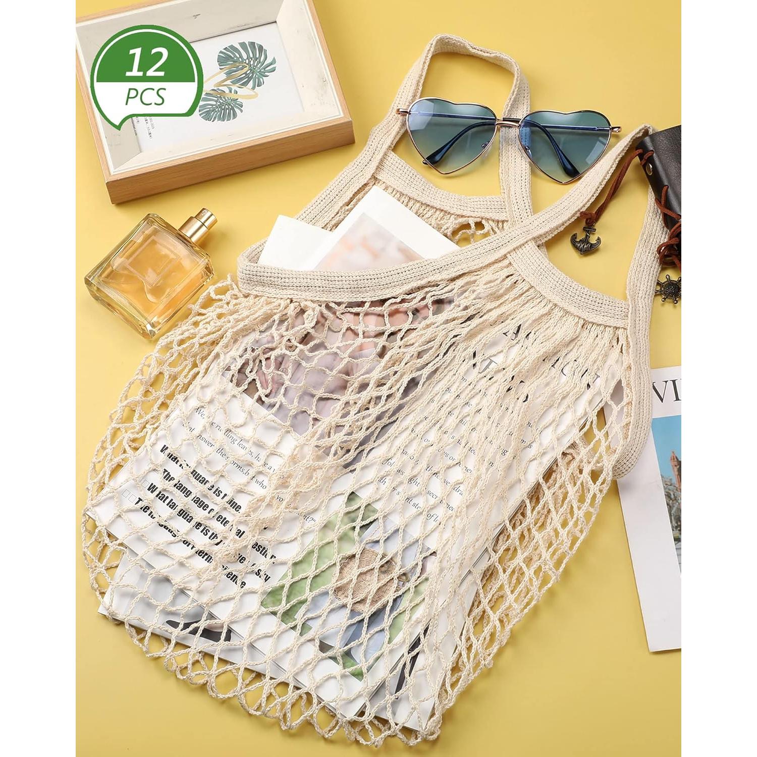 Bolsas de Compras de Malla Reutilizables Eccliy - 12 Piezas