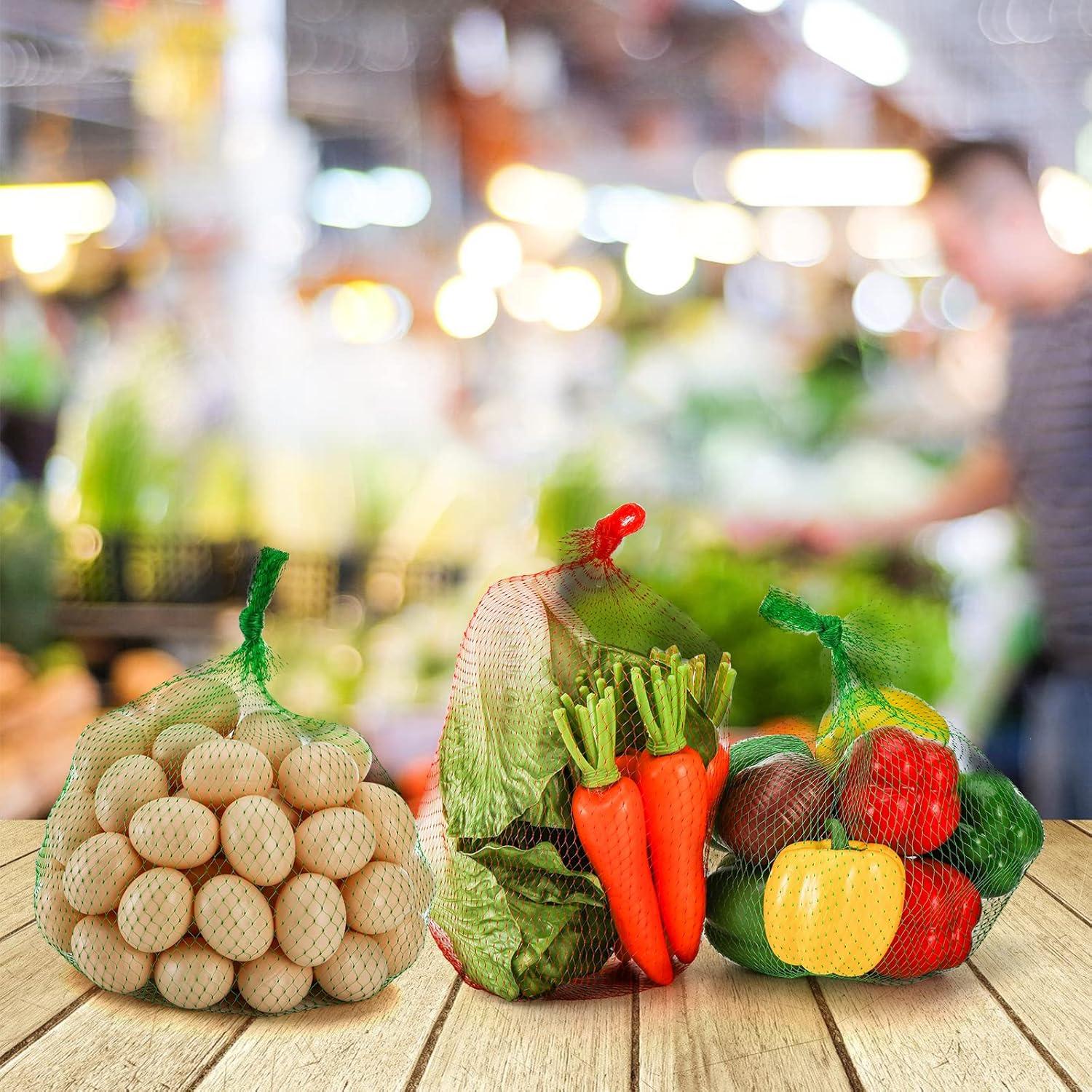 Frcctre 300 Bolsas de Malla Plástica Reutilizables 58.4 cm