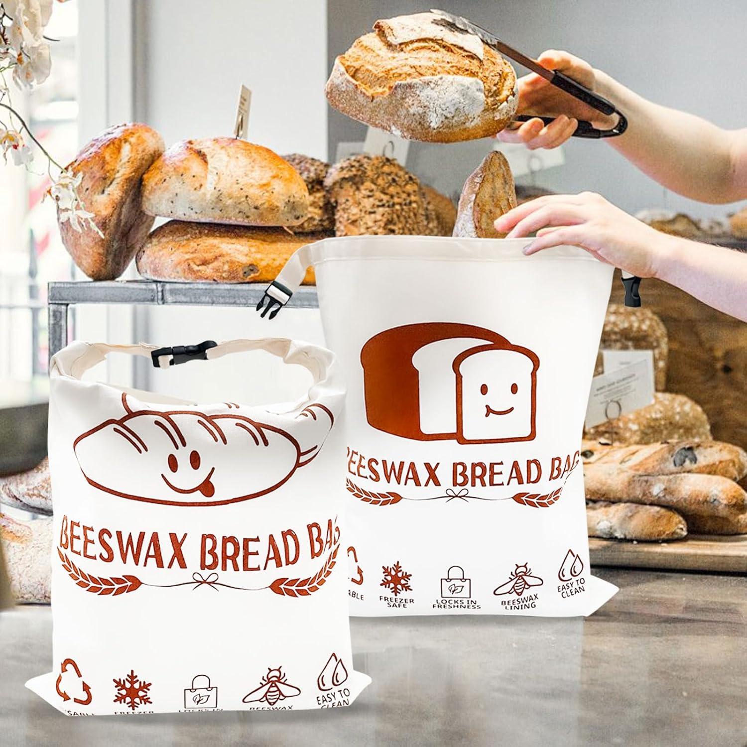 Bolsas Reutilizables de Cera de Abeja Airoads XL para Pan