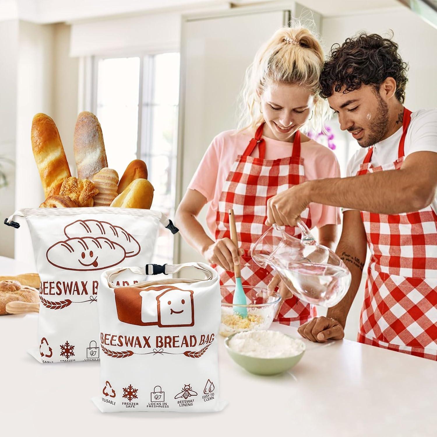 Bolsas Reutilizables de Cera de Abeja Airoads XL para Pan