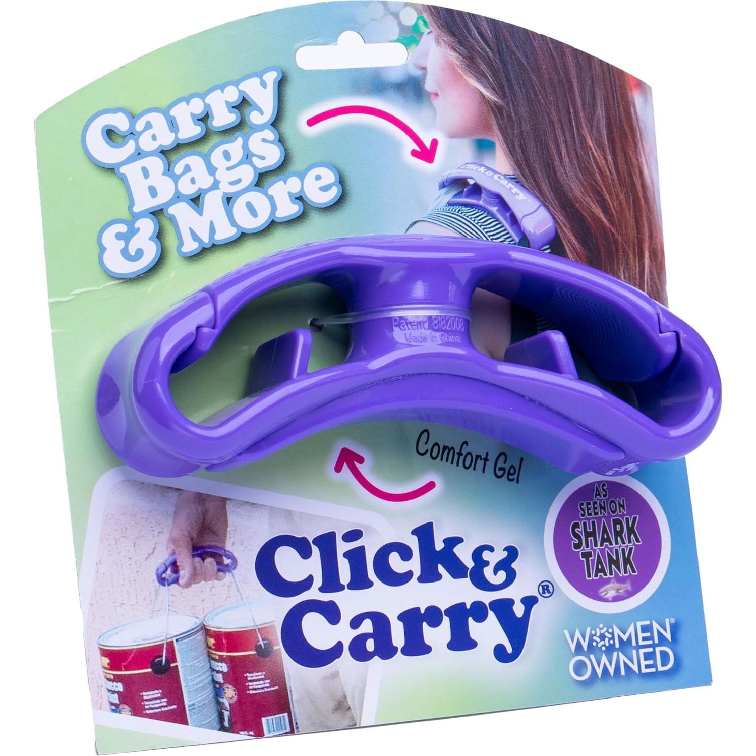 Soporte para bolsas Click & Carry - Transportador manos libres 45.4 kg