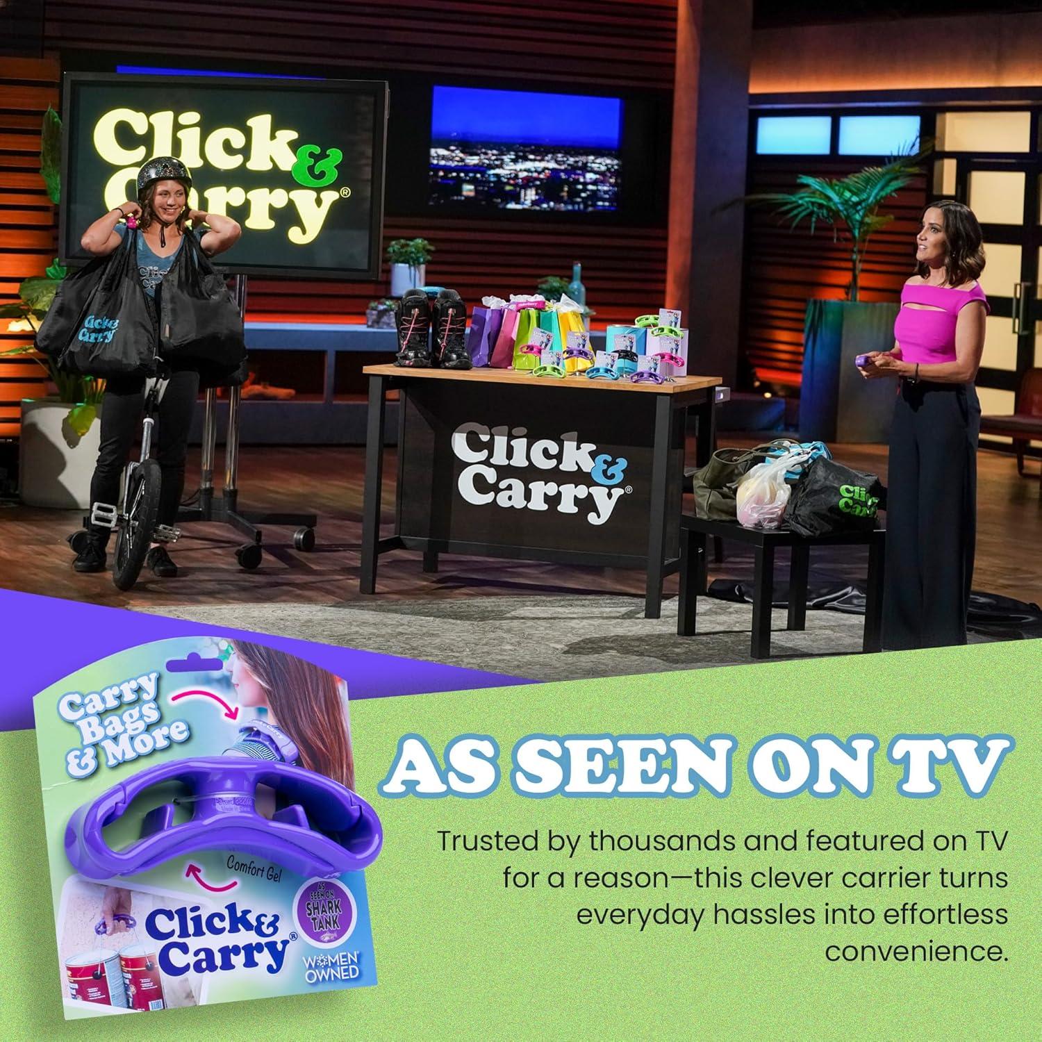 Soporte para bolsas Click & Carry - Transportador manos libres 45.4 kg