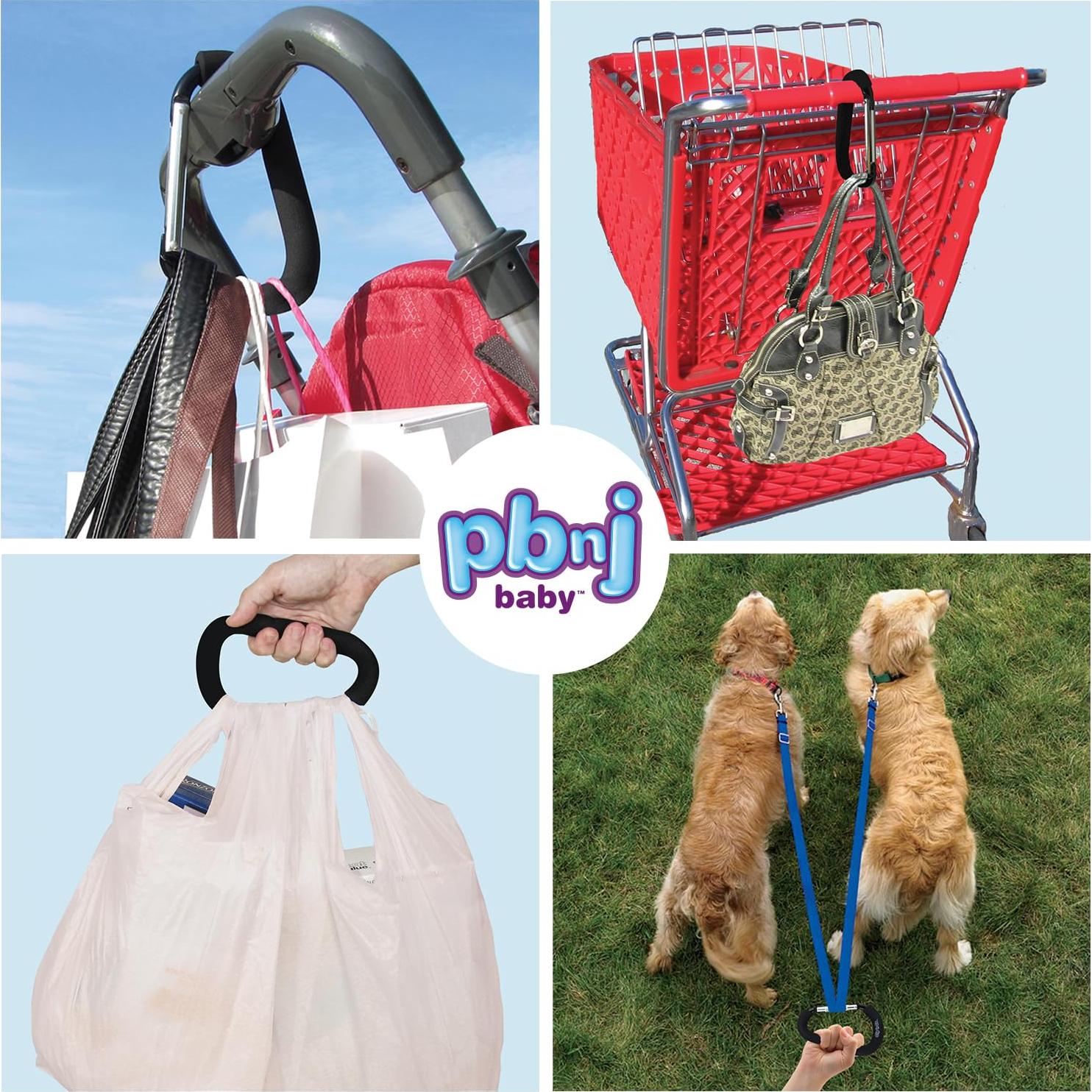 Ganchos para Cochecito PBnJ Clip n Go - 2 Paquetes