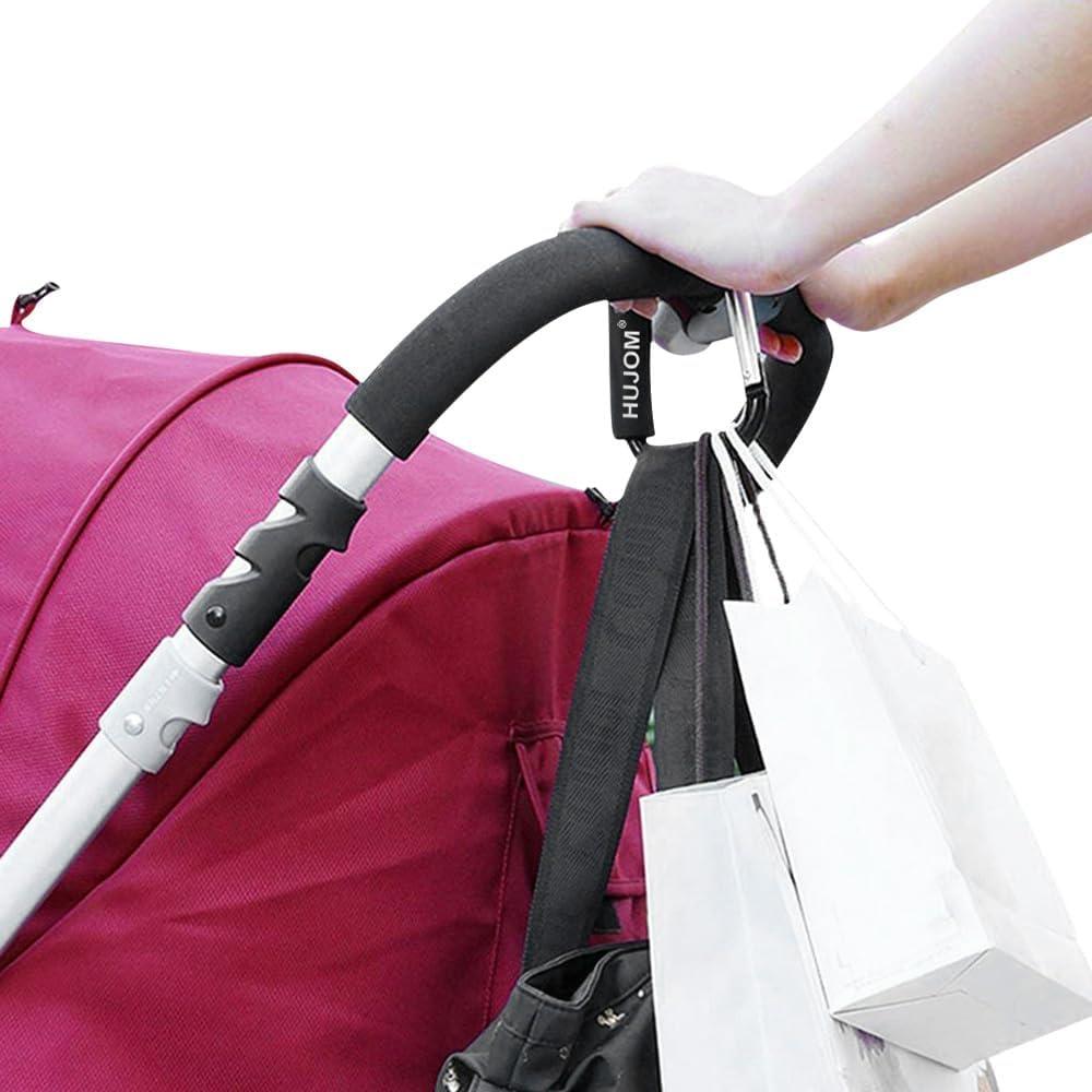 Ganchos para Cochecito Hujom 2 Pcs Clips Universales Grandes