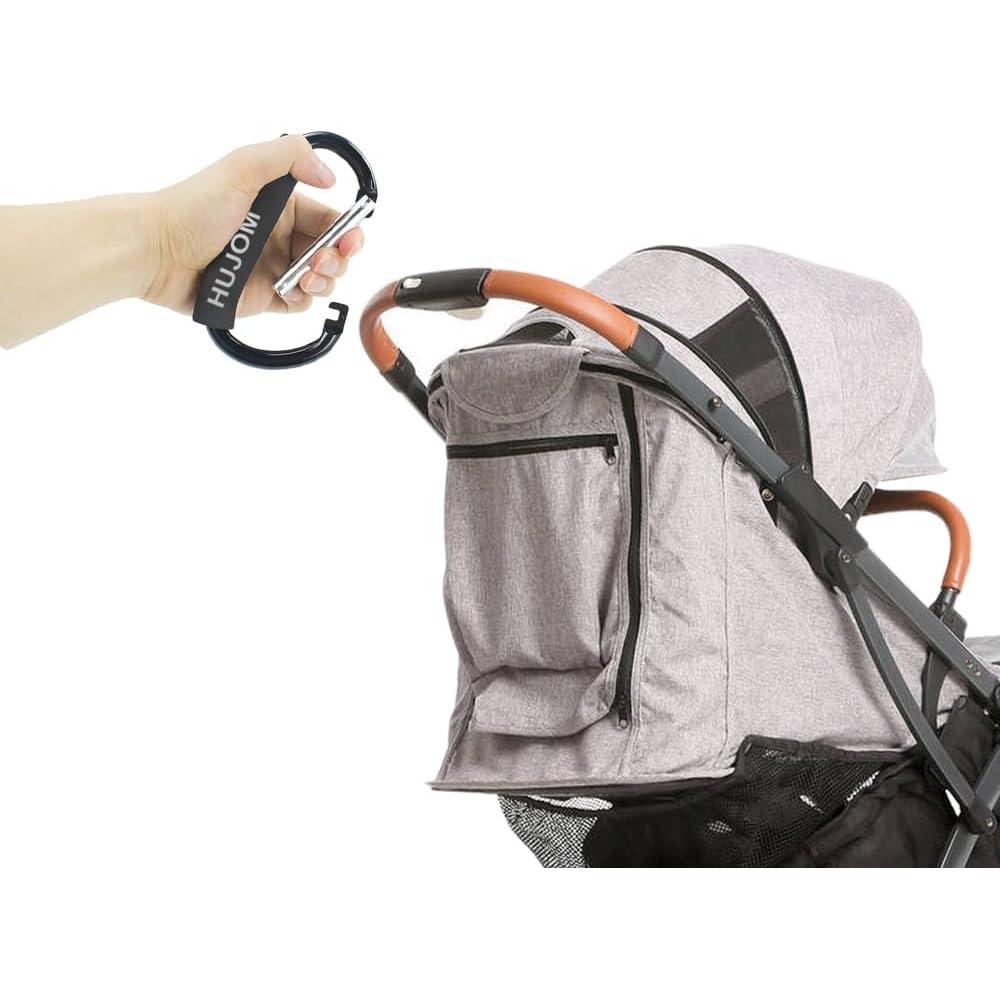 Ganchos para Cochecito Hujom 2 Pcs Clips Universales Grandes