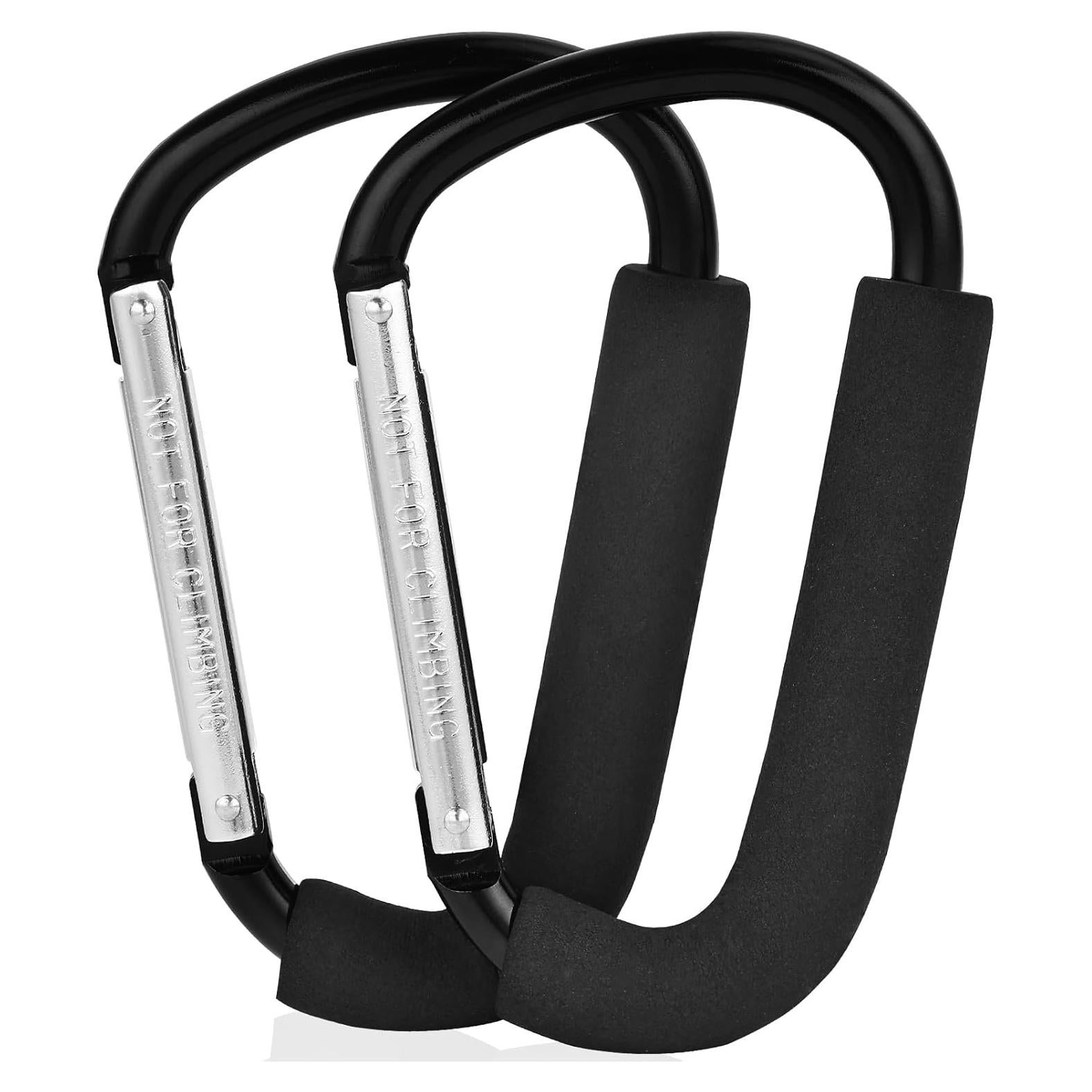 Paquete de 2 Ganchos para Cochecito 16.5cm x 10cm Alta Resistencia