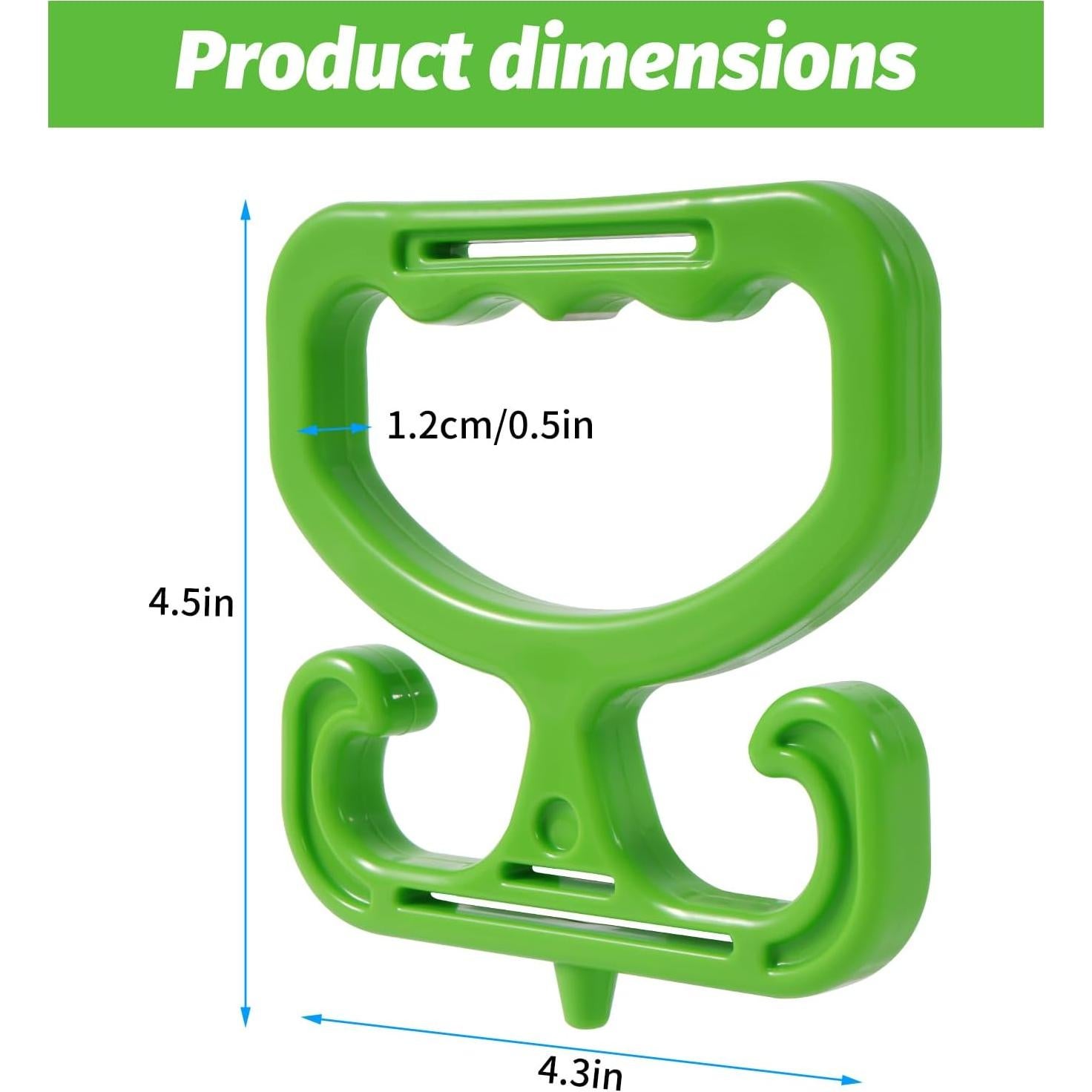 Porta Bolsas de Compras Hadwoer - 2 Piezas Alta Resistencia 100lbs
