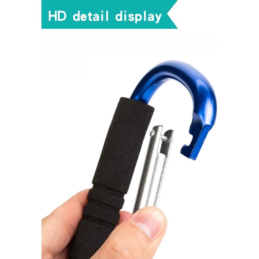 Ganchos para Cochecito Funbliss - 2 Piezas Antideslizantes Azul