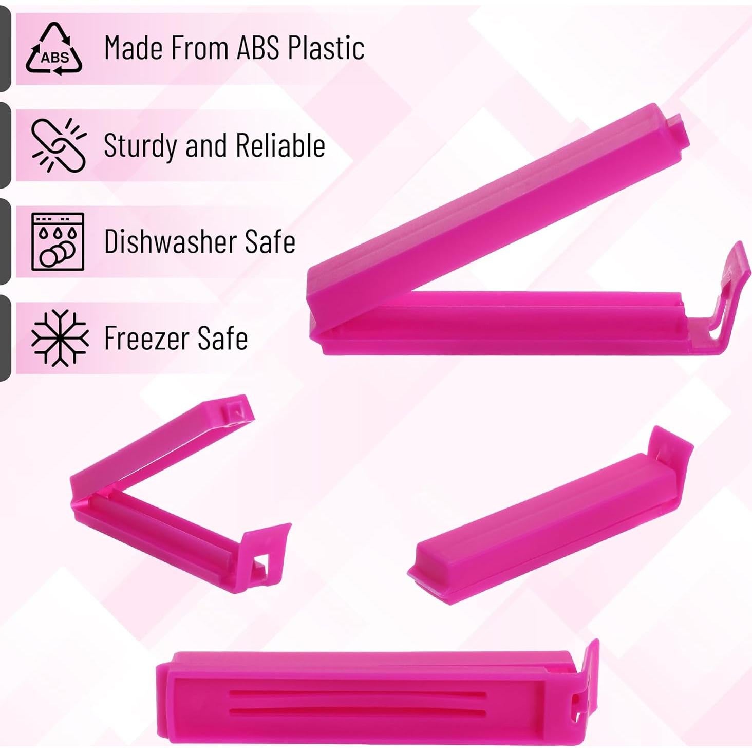 Clips para Sellar Bolsas de Comida Mr. Pen, 40 Piezas, 4 Tamaños