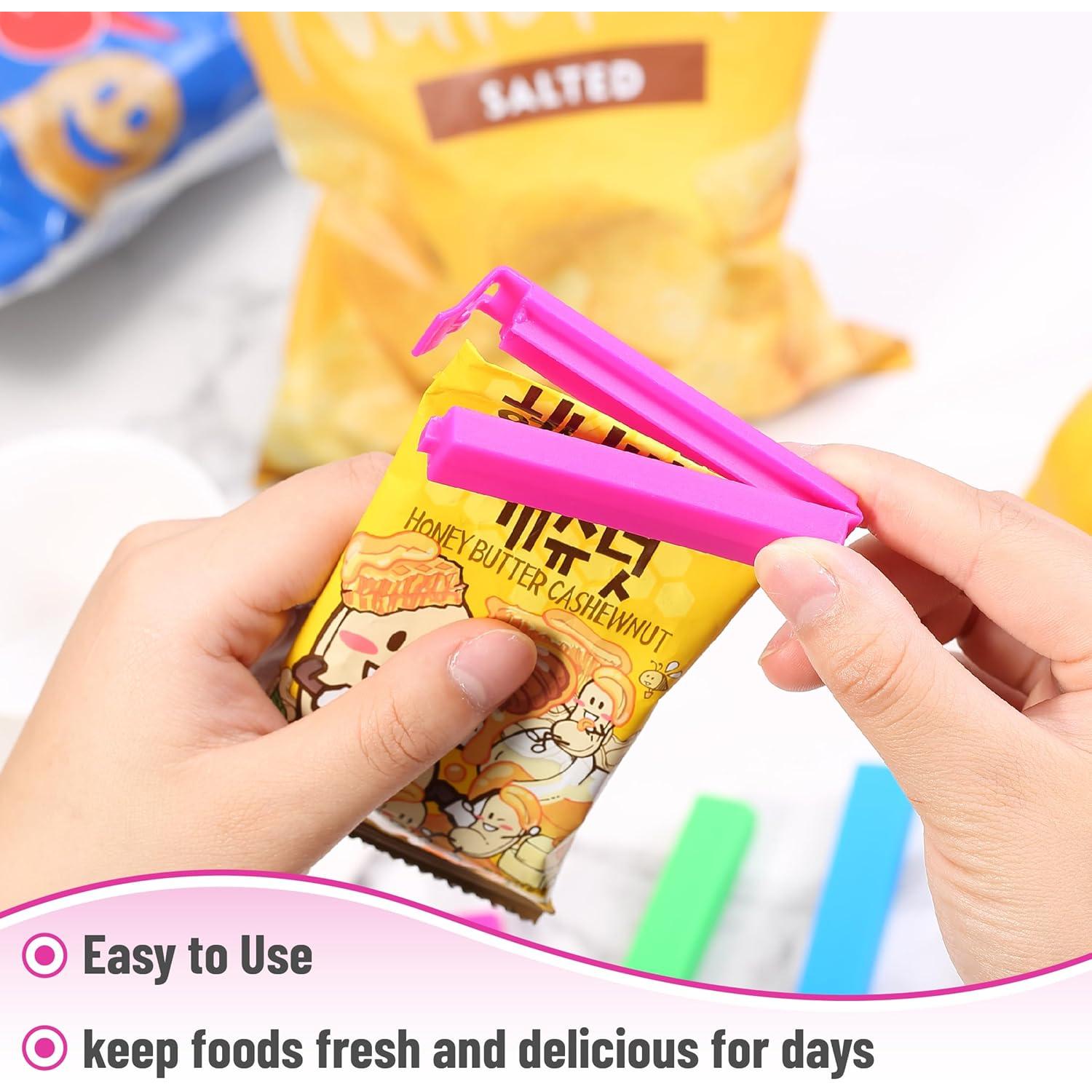 Clips para Sellar Bolsas de Comida Mr. Pen, 40 Piezas, 4 Tamaños