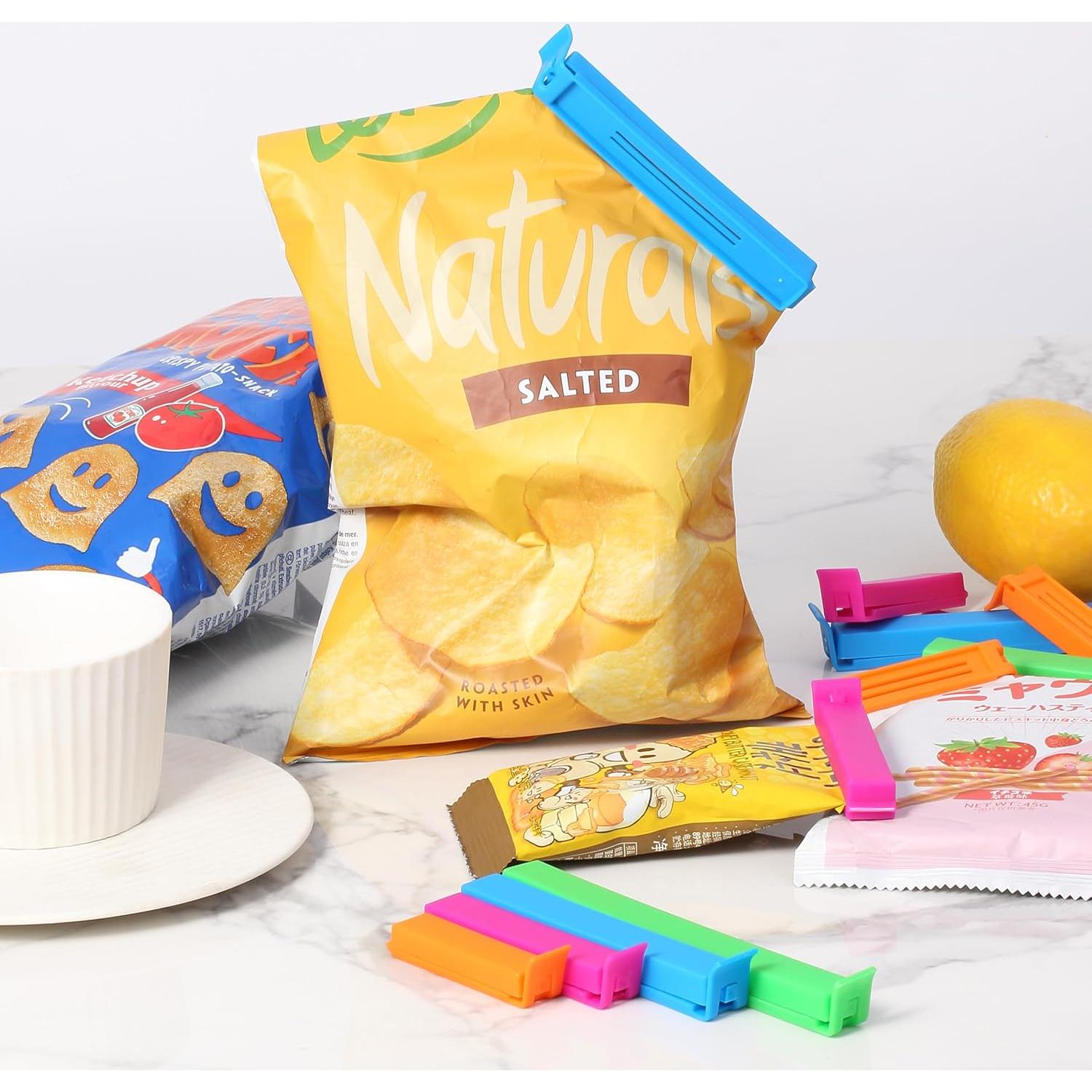 Clips para Sellar Bolsas de Comida Mr. Pen, 40 Piezas, 4 Tamaños