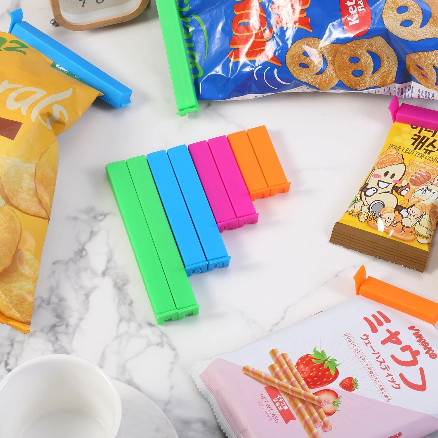 Clips para Sellar Bolsas de Comida Mr. Pen, 40 Piezas, 4 Tamaños