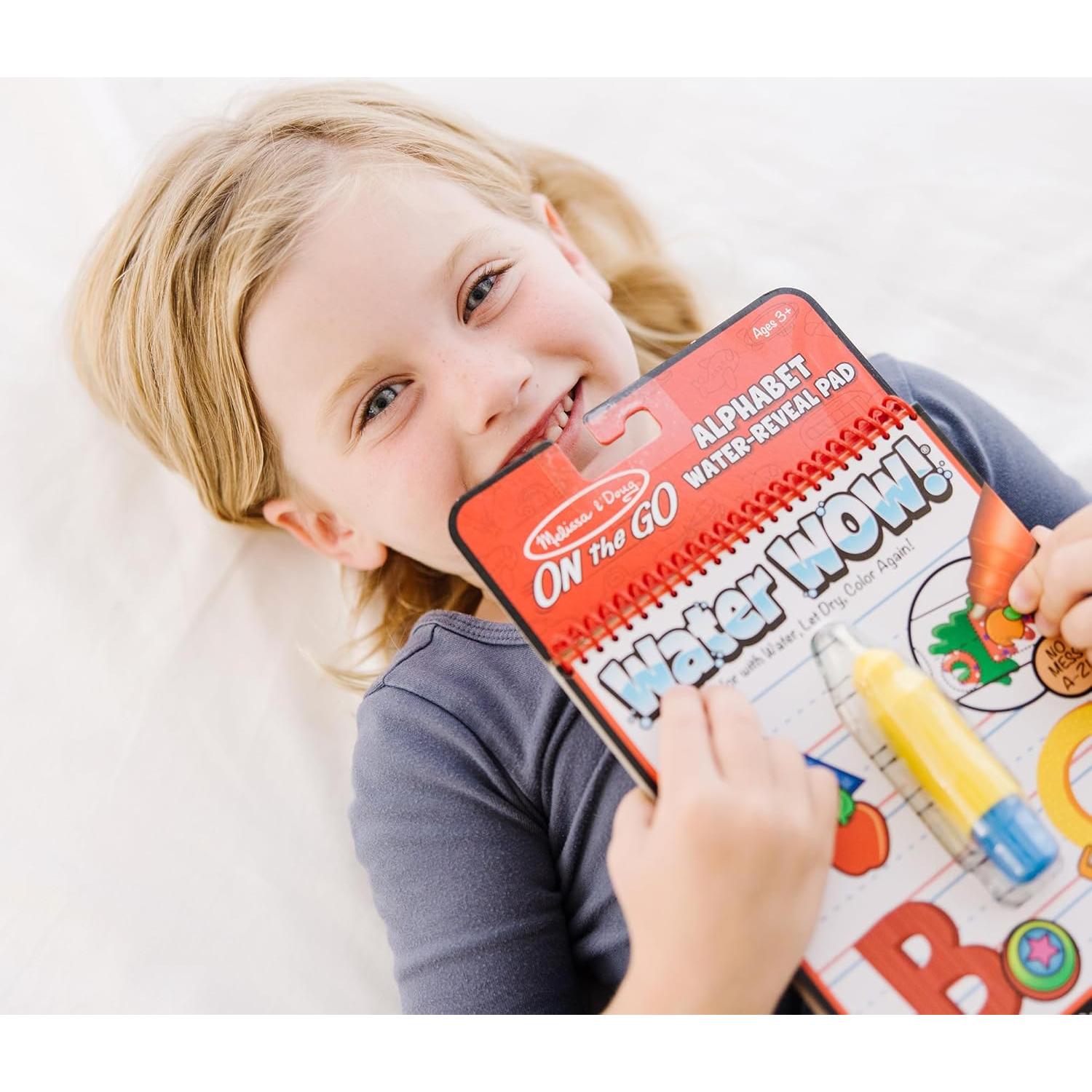 Melissa & Doug Water Wow! Bloc de Actividades Reutilizable Alfabeto