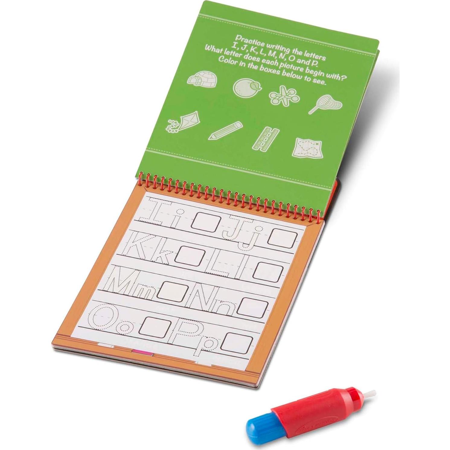 Melissa & Doug Water Wow! Bloc de Actividades Reutilizable Alfabeto