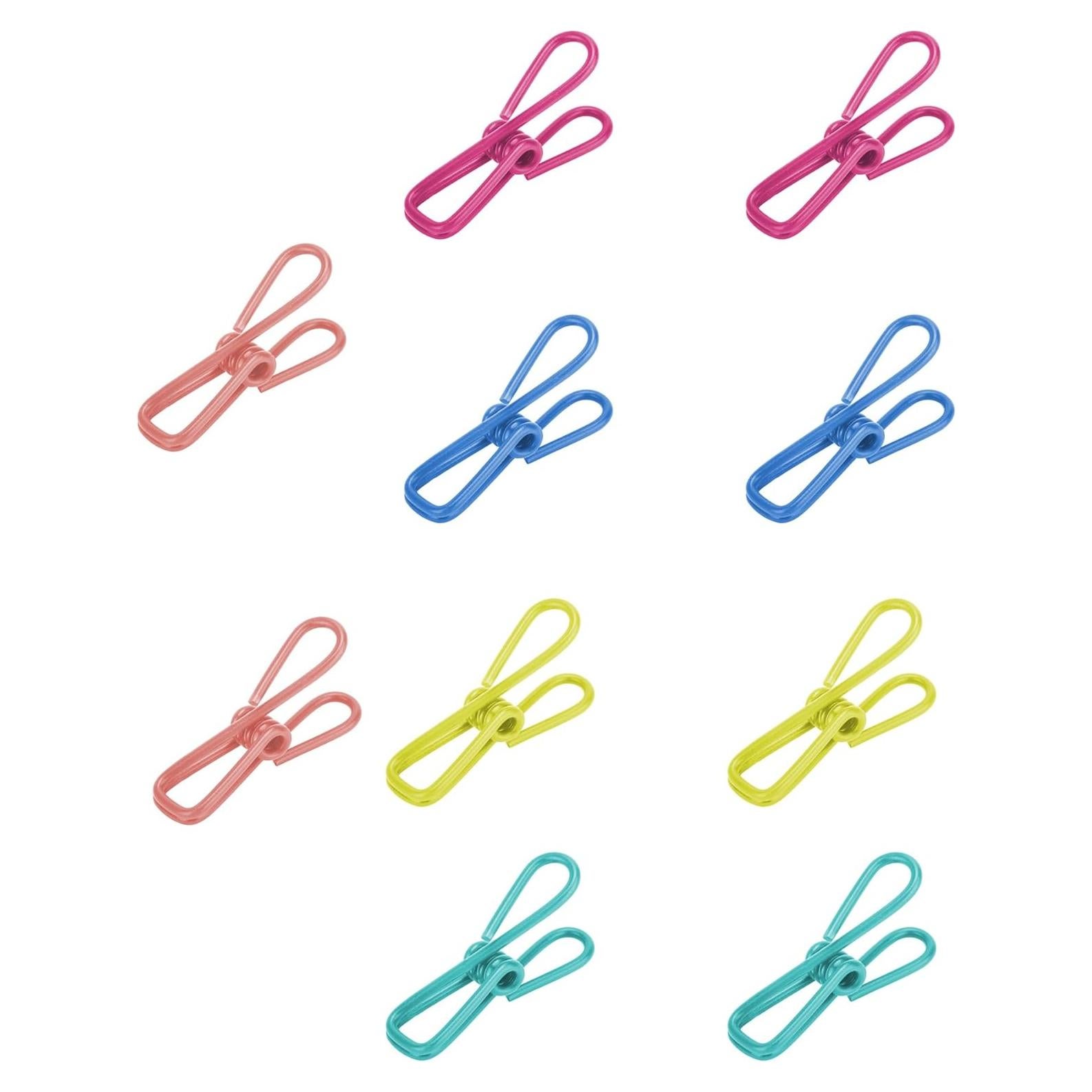 Clips de Metal Multipropósito CUARUSUIKA - Paquete de 10