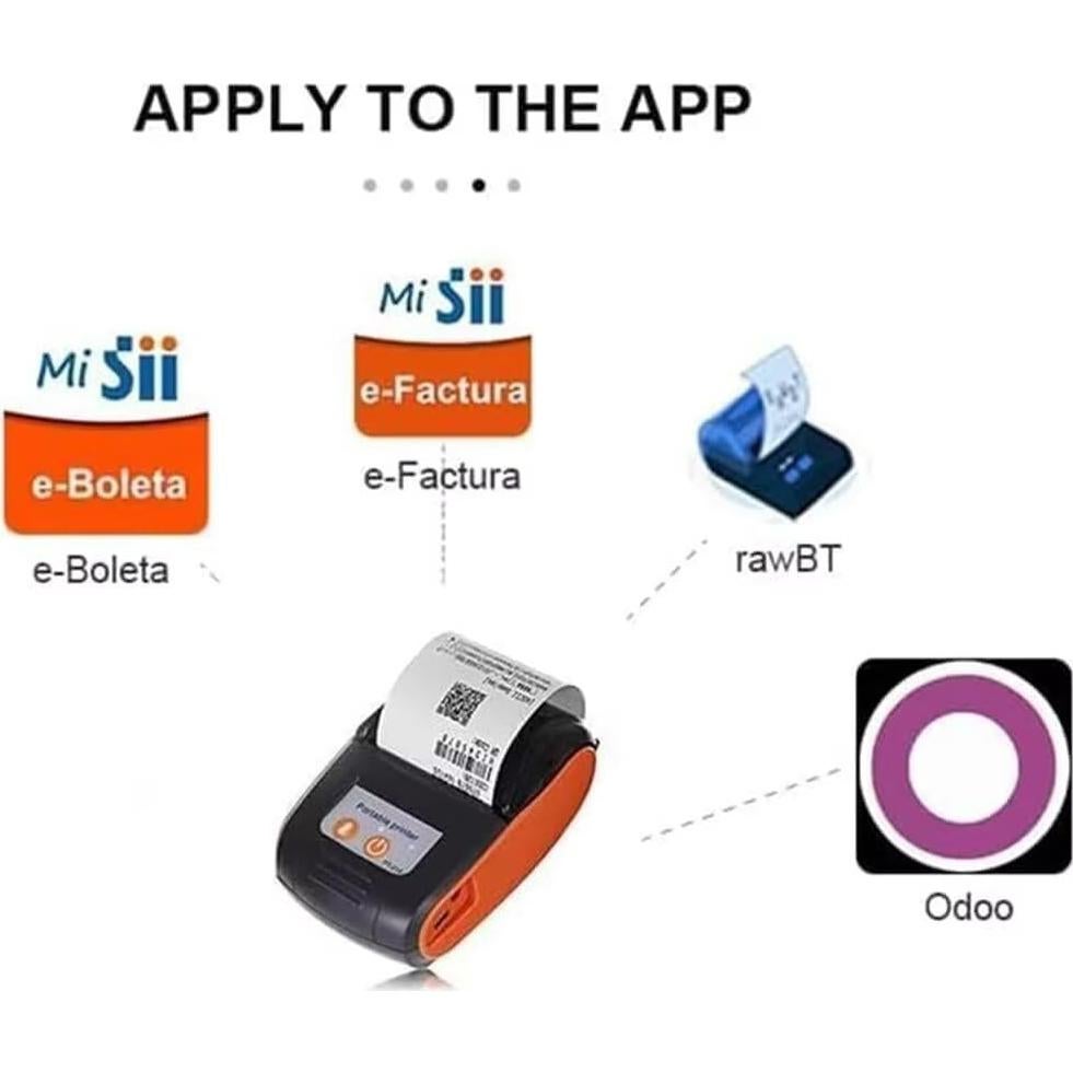 Impresora Térmica de Recibos Bluetooth GZGYNADAST PT210 58mm