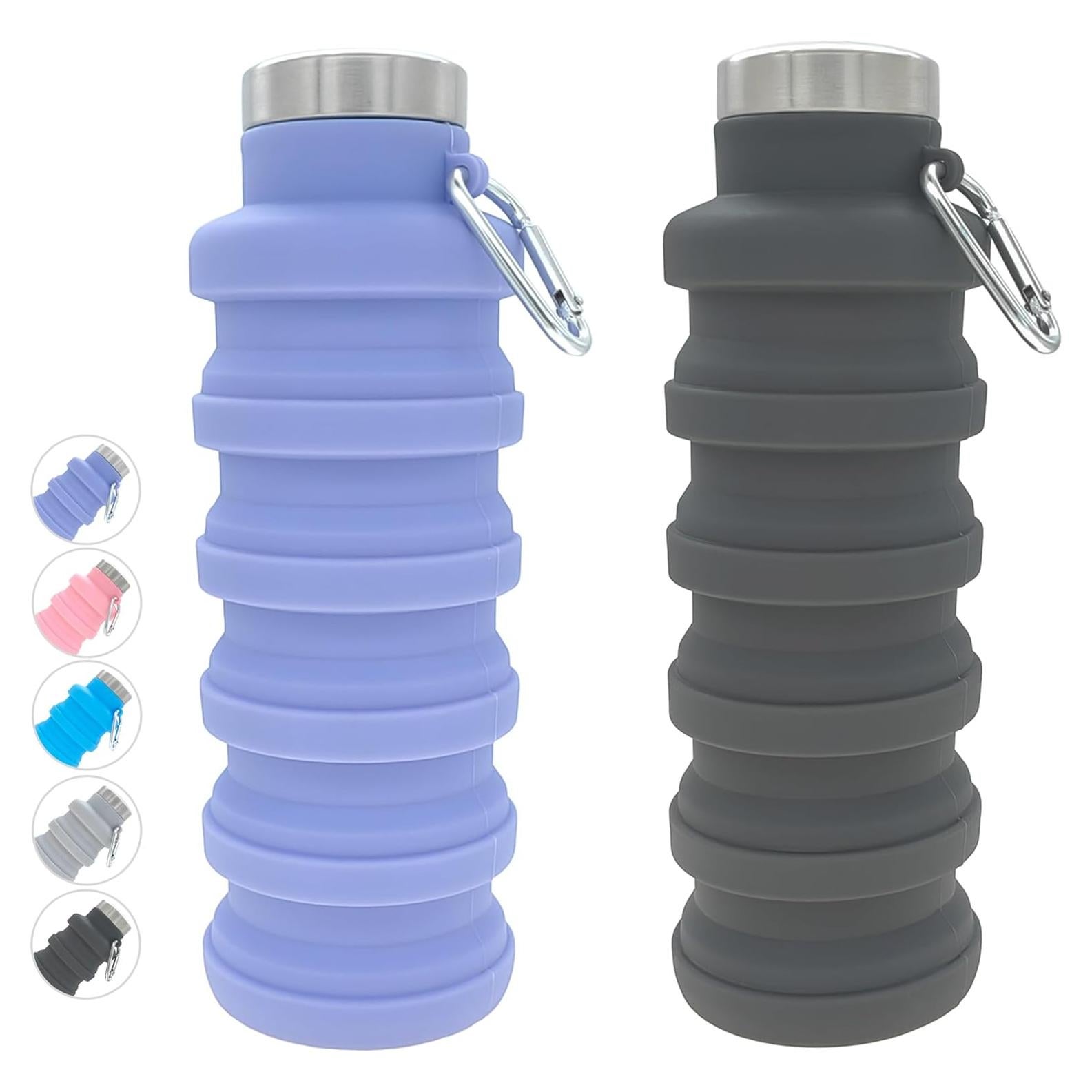 Botella de Agua Plegable YCT 500ml Silicona Reutilizable