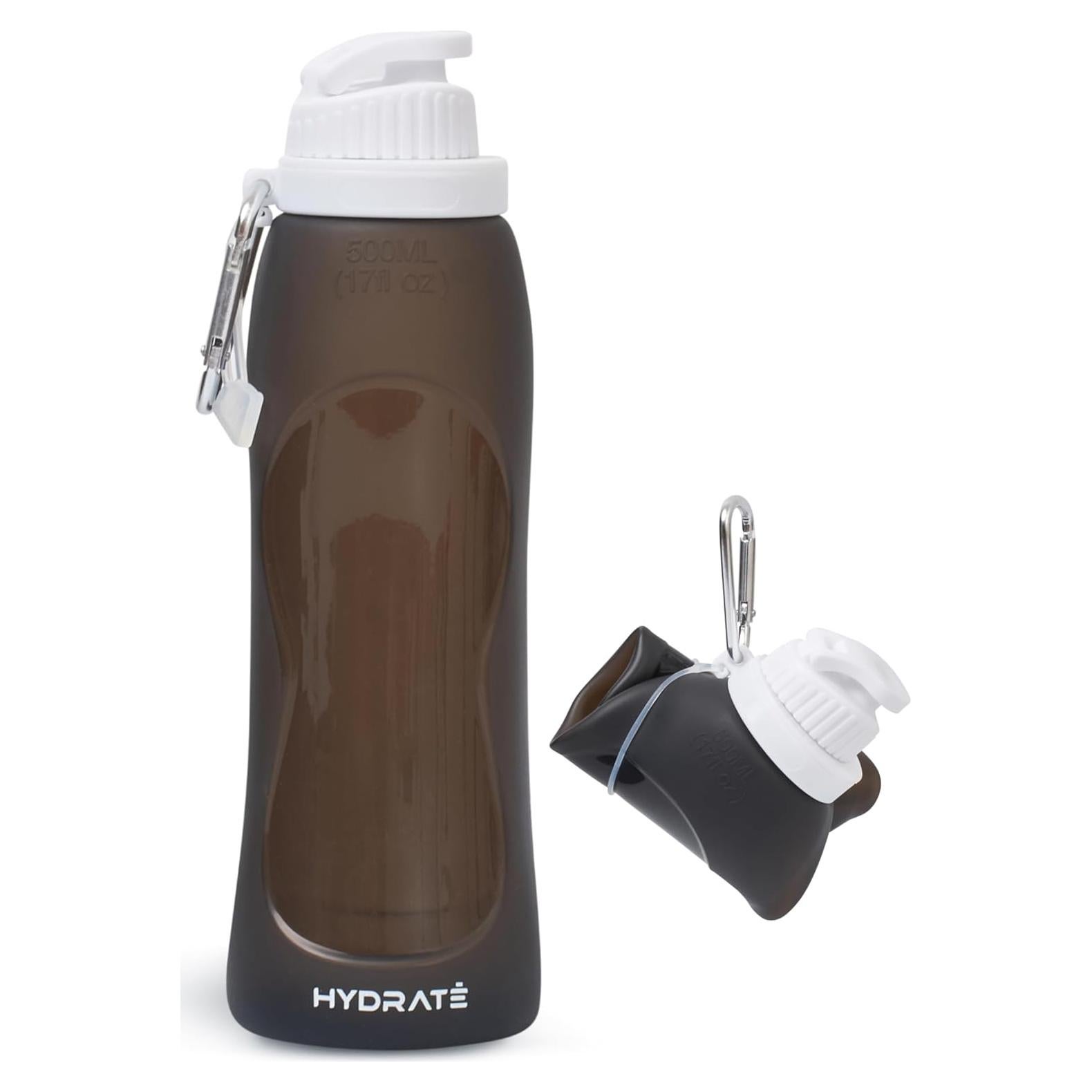Botella de Agua Plegable HYDRATE 500ml - A Prueba de Fugas