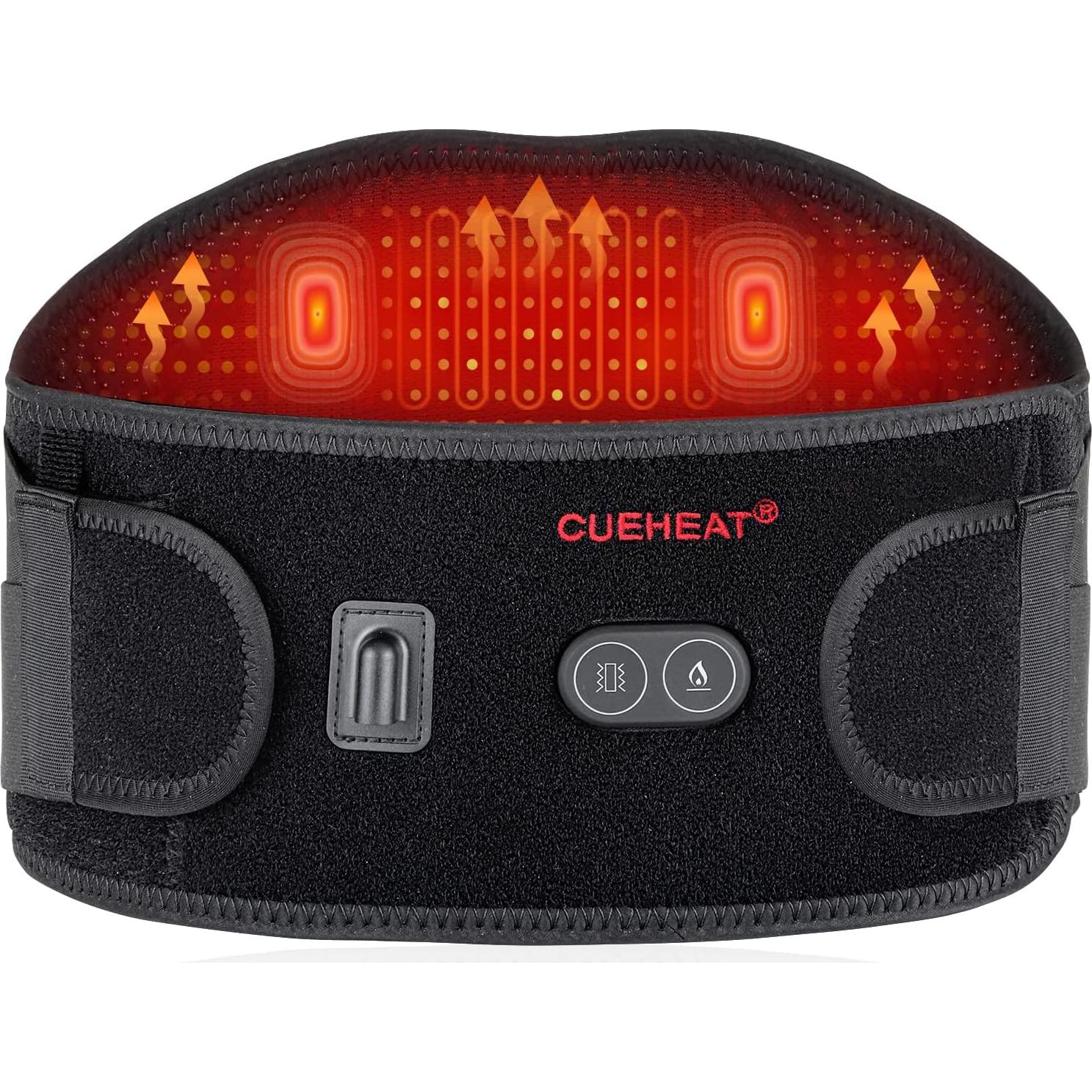 Cinturón Calentado CUEHEAT 114 cm Masaje Inalámbrico