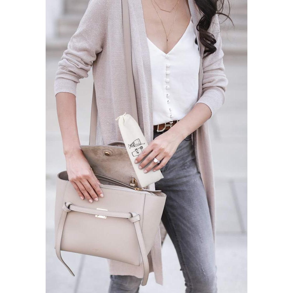 5 Popotes Reutilizables Acero Inoxidable HIWARE 25.4 cm