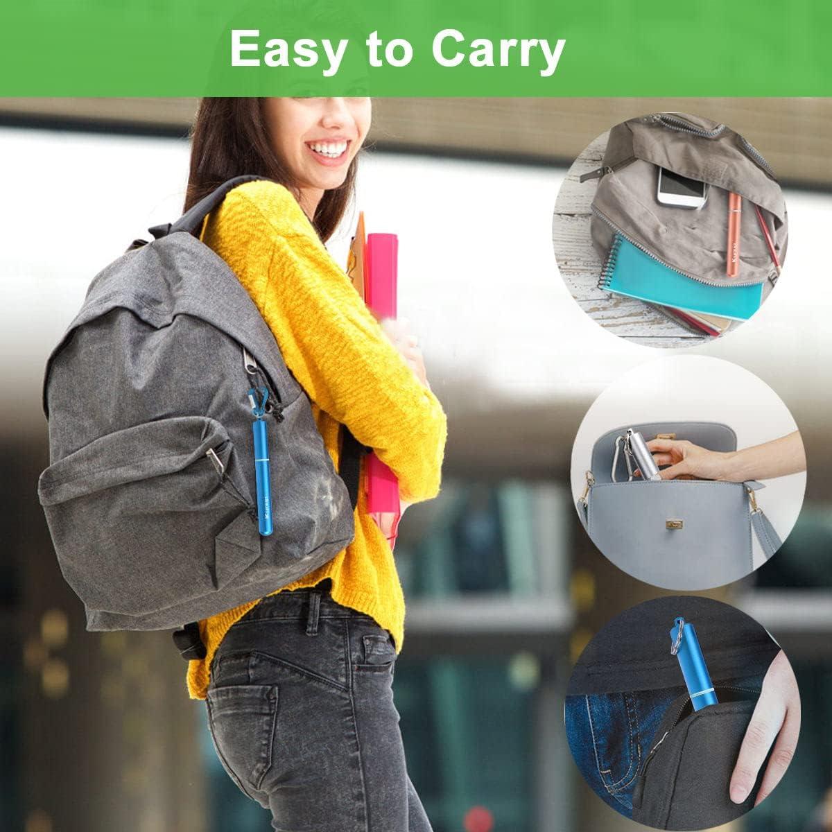 Popotes Reutilizables Plegables Kynup - Acero Inoxidable 4 Pzas