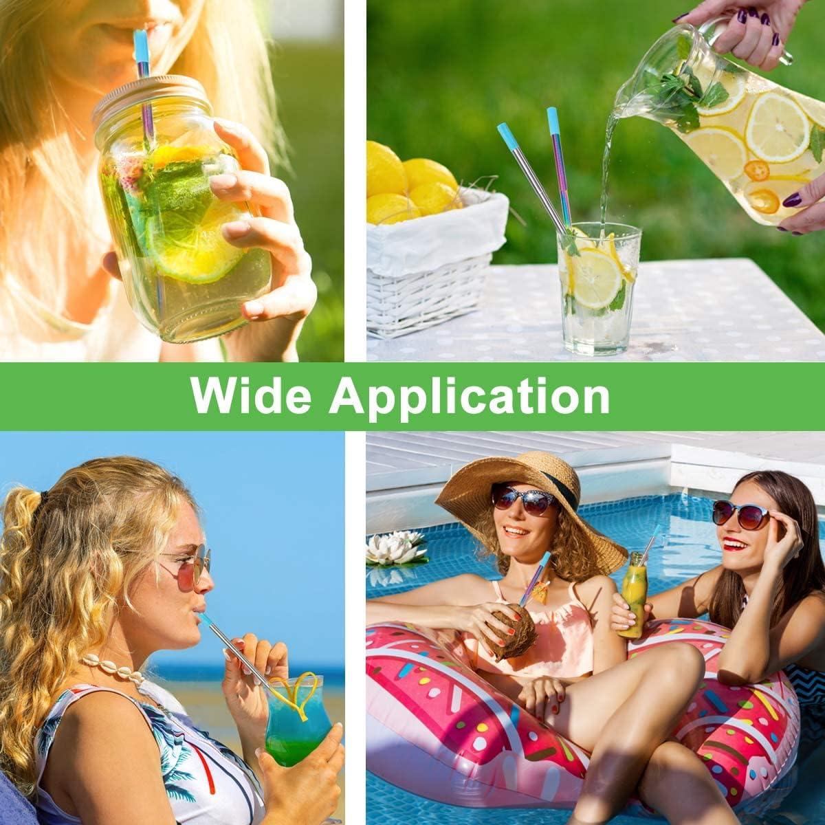 Popotes Reutilizables Plegables Kynup - Acero Inoxidable 4 Pzas