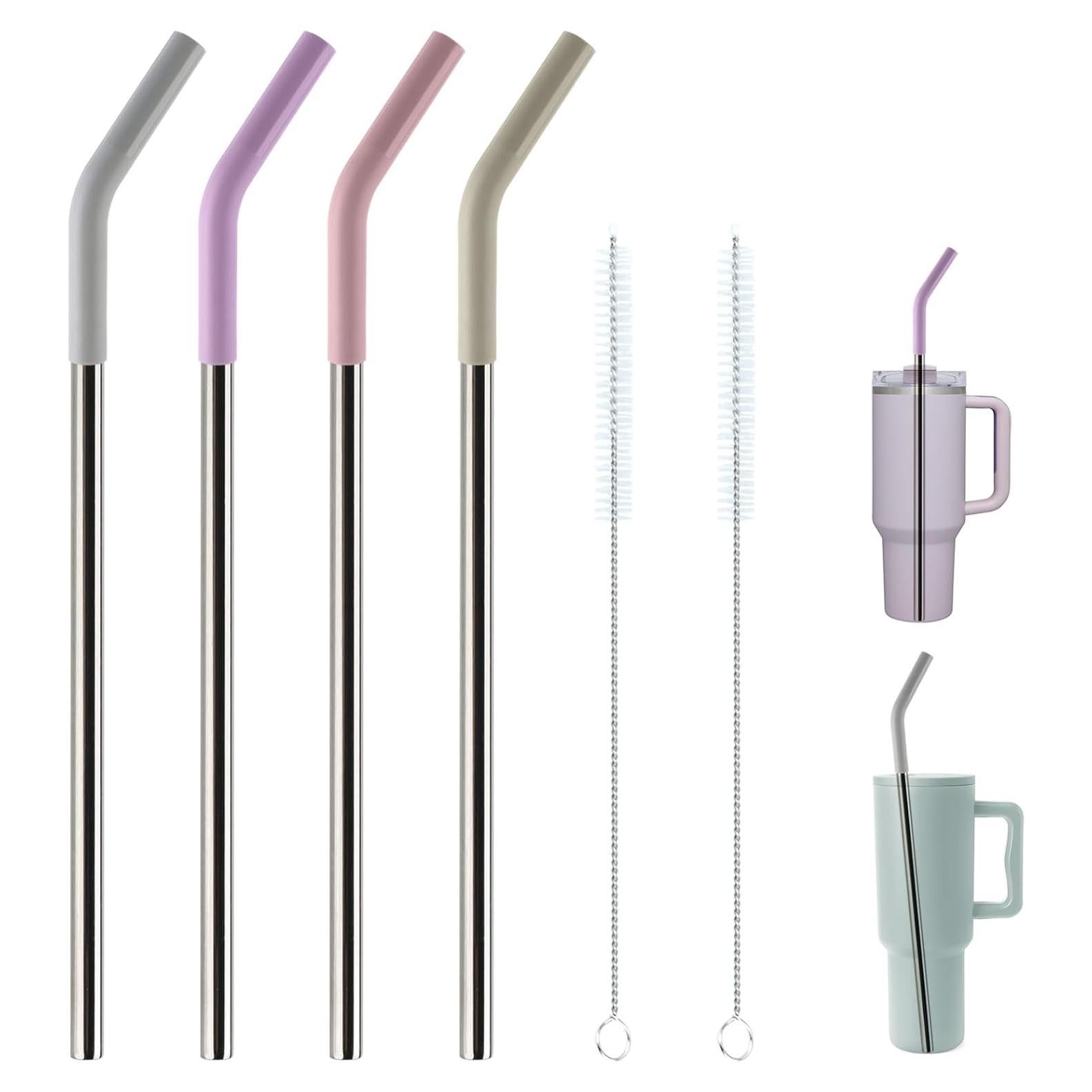 Popotes de Acero Inoxidable Reutilizables BuildLife 30.48 cm