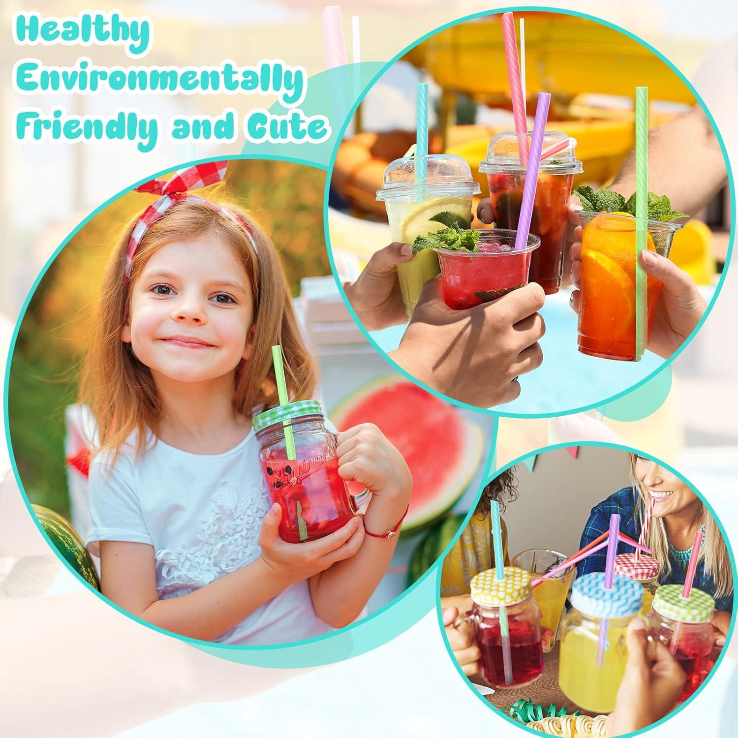 Juego de Pajitas de Silicona Reutilizables Meanplan - 4 Piezas