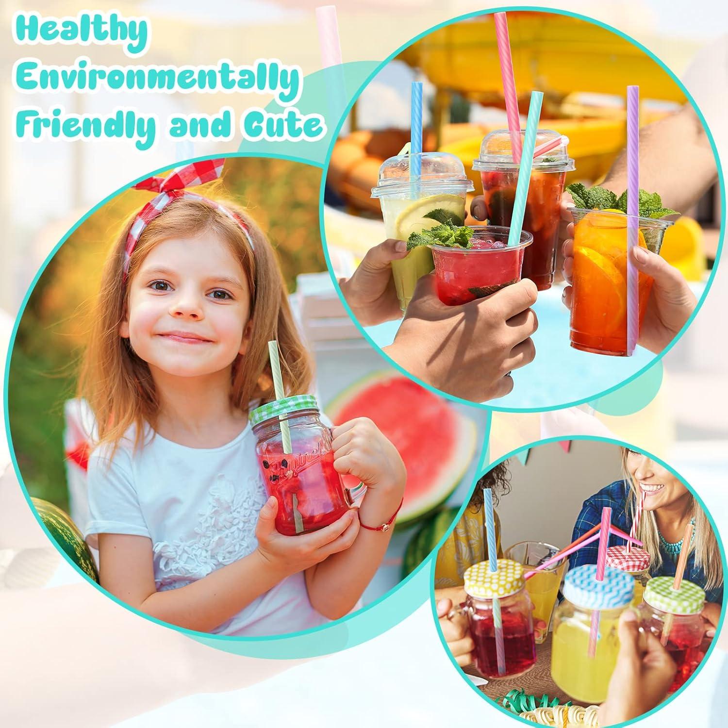 Pajitas de Silicona Reutilizables Meanplan - 8 Piezas con Estuche