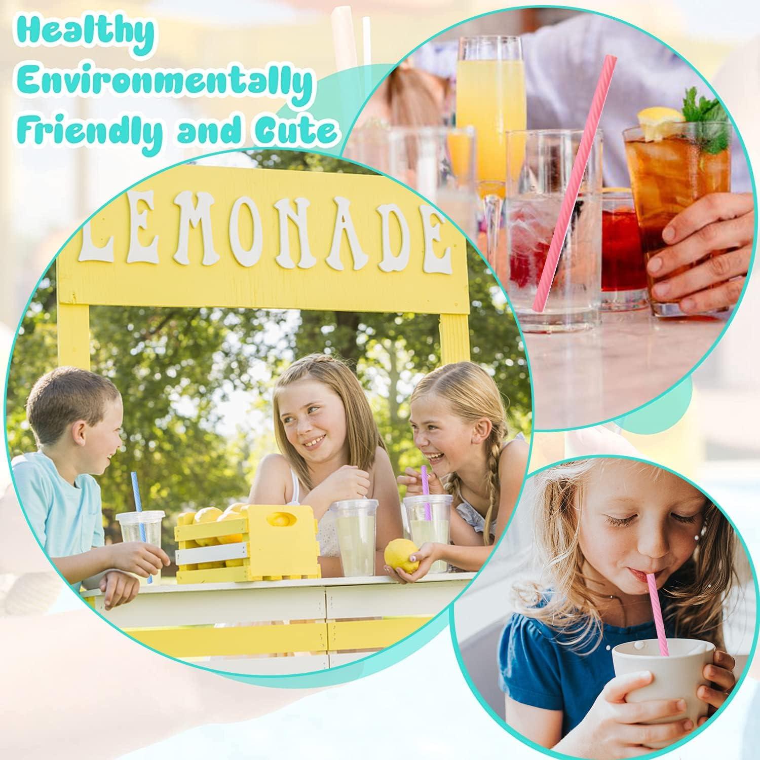 10 Pajitas Reutilizables de Silicona Huaerle con Estuche