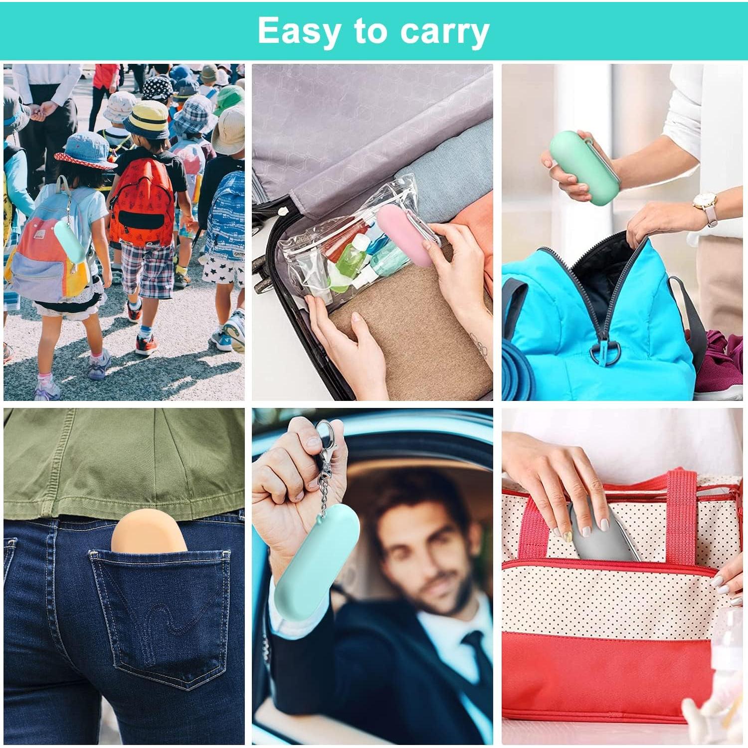 10 Pajitas Reutilizables de Silicona Huaerle con Estuche