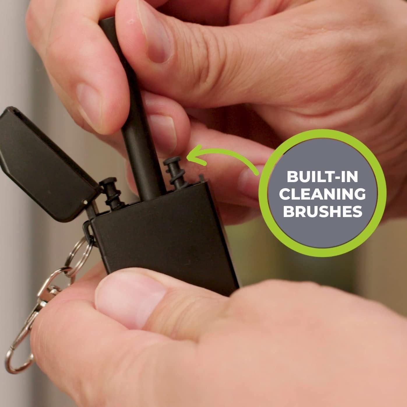 Popote Metálico Reutilizable STRO con Estuche y Cepillo - 19.8 cm