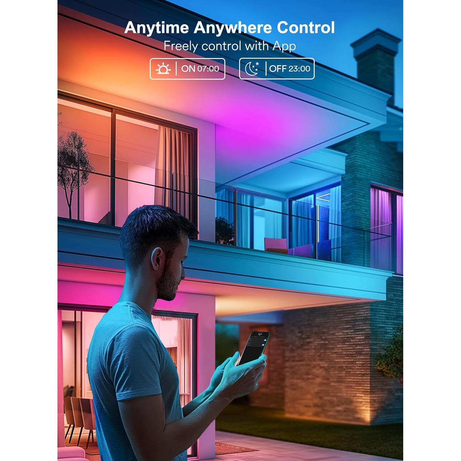 Bombilla LED Inteligente ANGELHALO A19 RGBW 800 Lúmenes