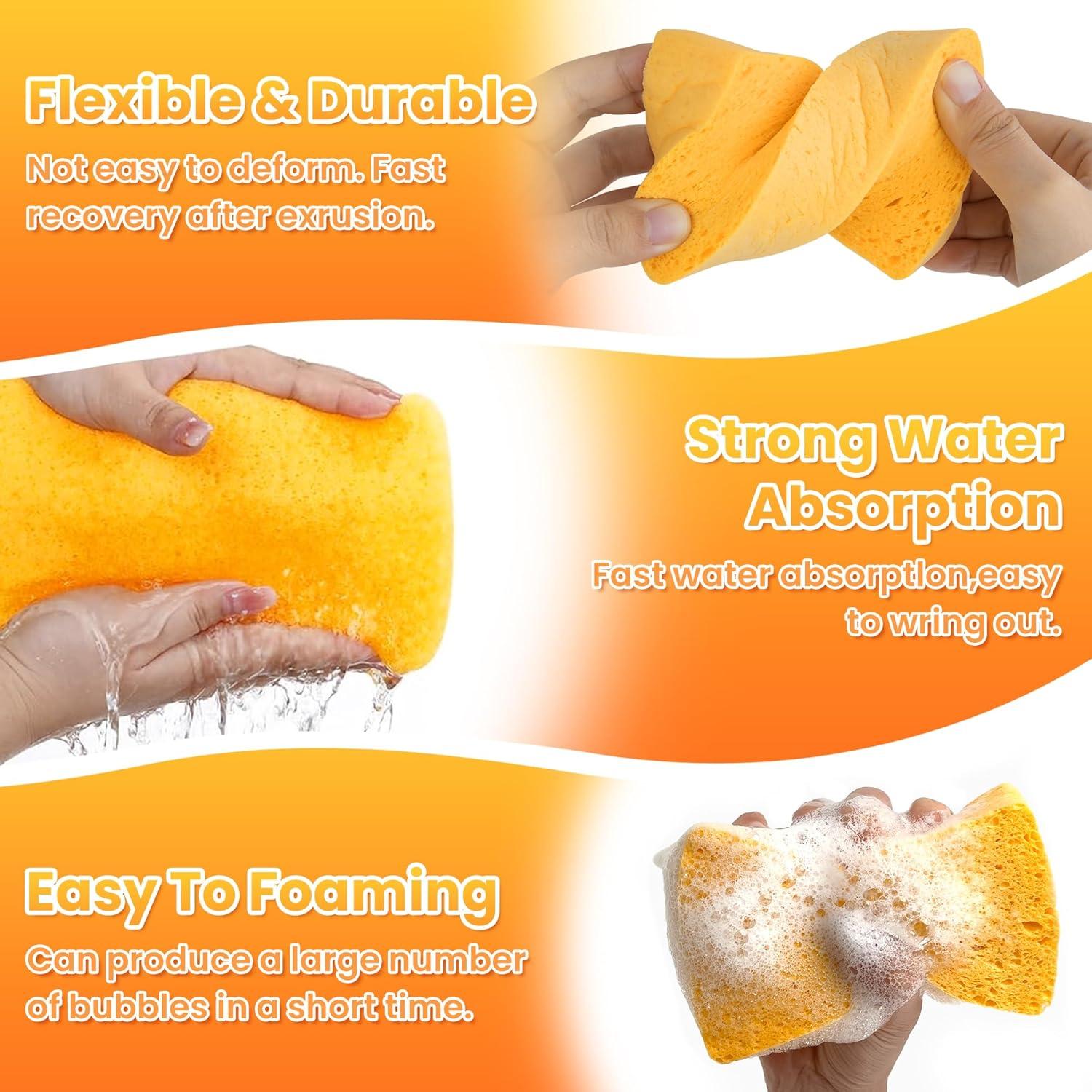 Esponjas de Celulosa Natural Derloyo - 8 Unidades Ecológicas