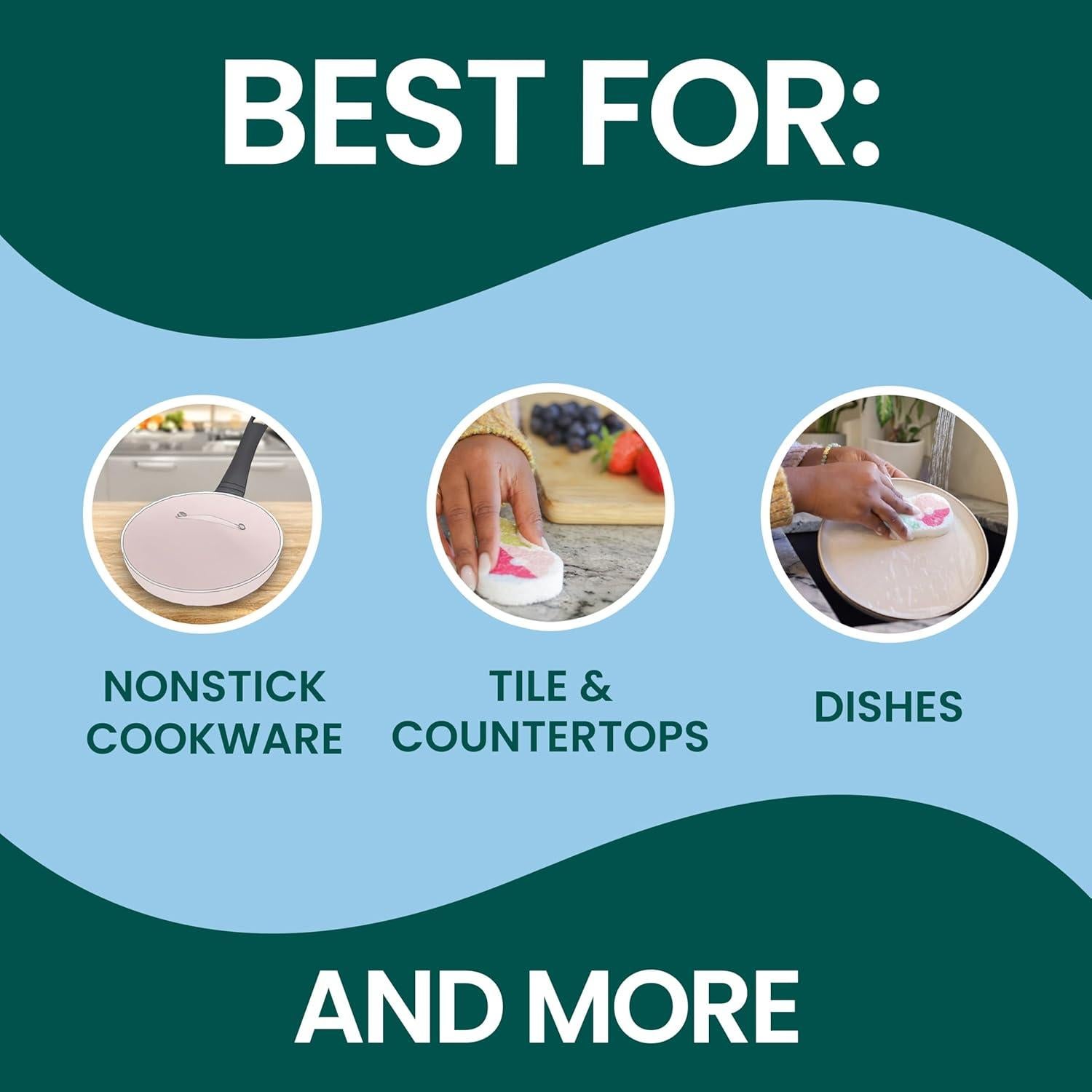 Esponjas de Cocina Scotch-Brite Brite Blooms Pop Up - 3 Unidades