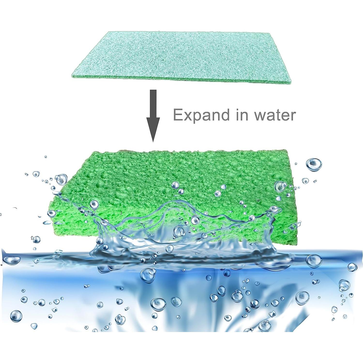 36 Esponjas de Celulosa Comprimida SHINEMOON Ecológicas 11.5x7x2cm