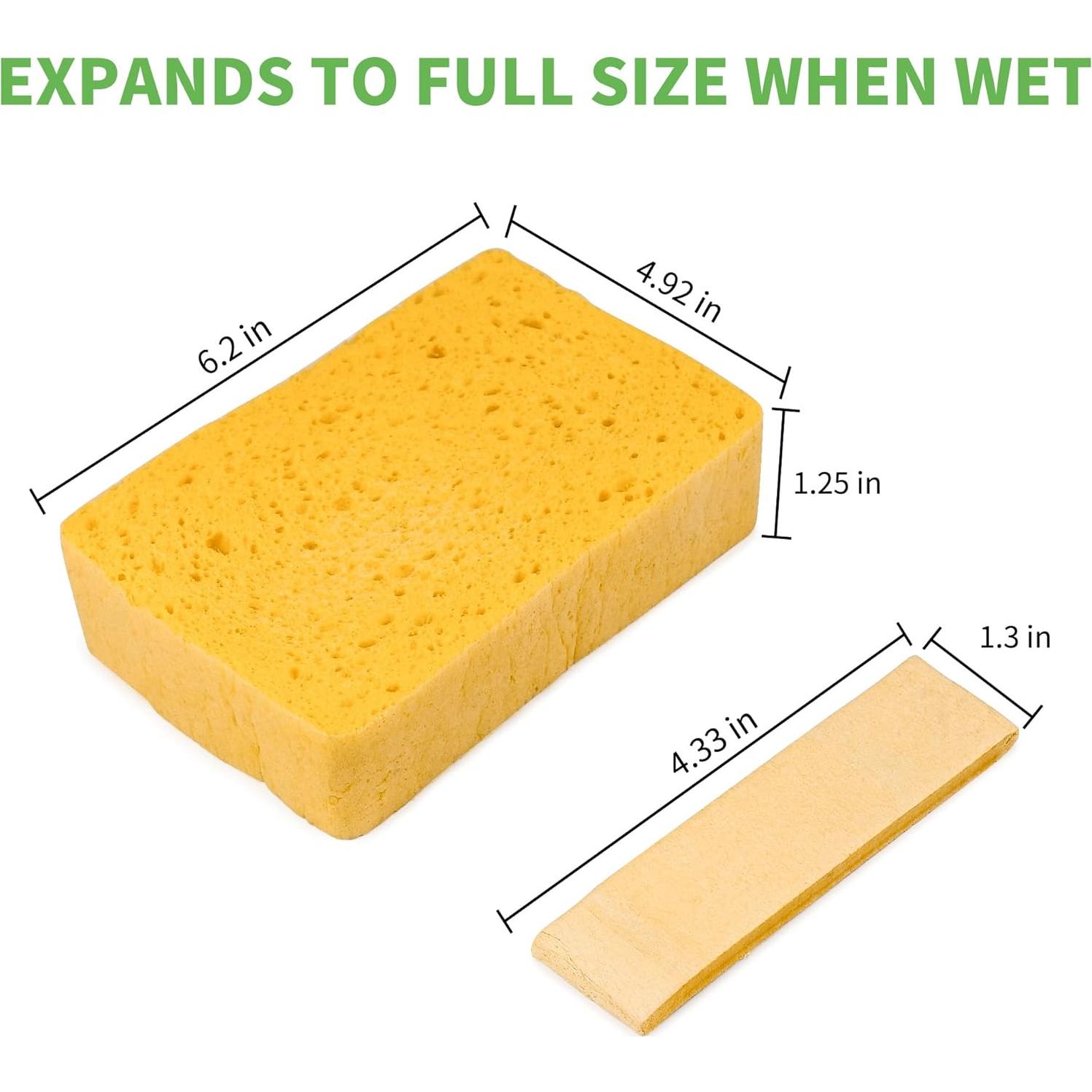 Esponjas Compostables Kickleen Pop-Up 10 Unidades 12.7x8.9cm