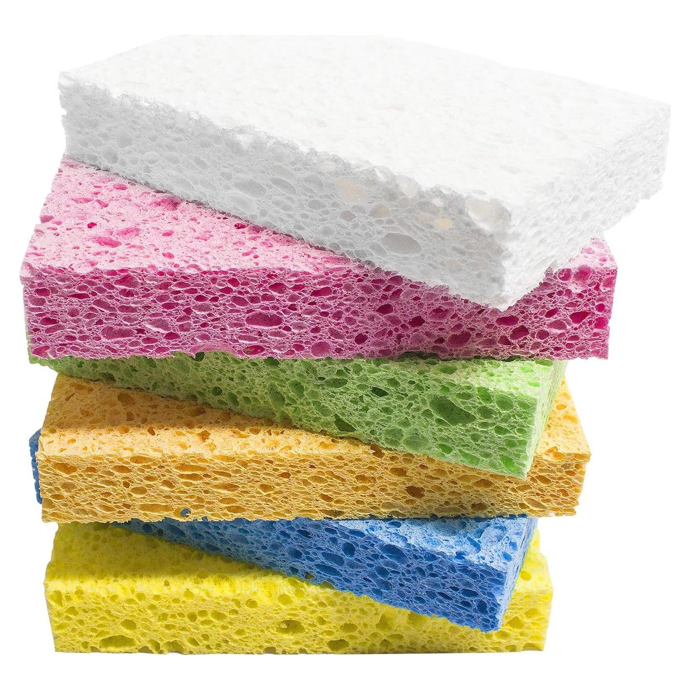 Esponjas de Cocina ARCLIBER de Celulosa Ecológicas - Paquete de 6