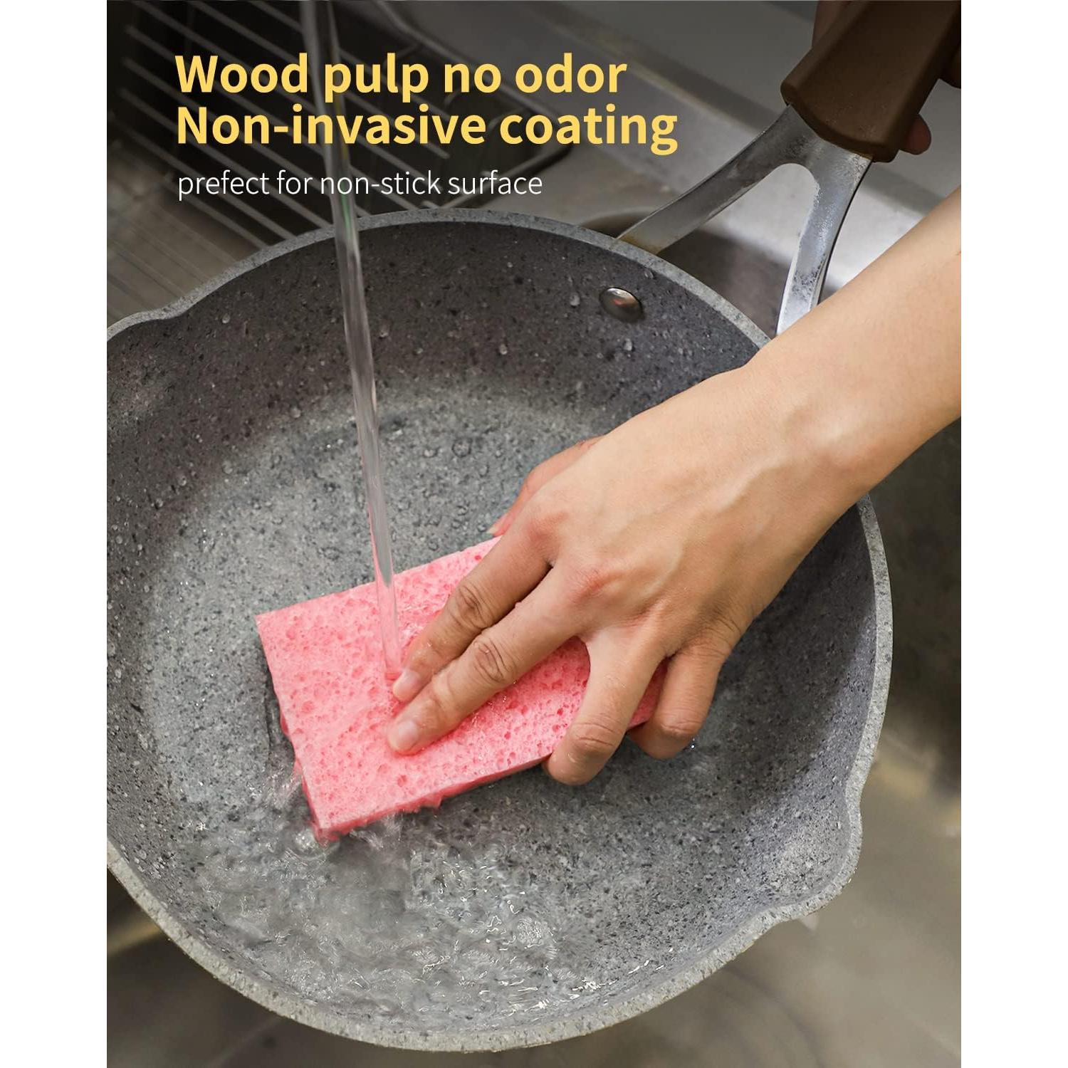 Esponjas de Cocina ARCLIBER de Celulosa Ecológicas - Paquete de 6