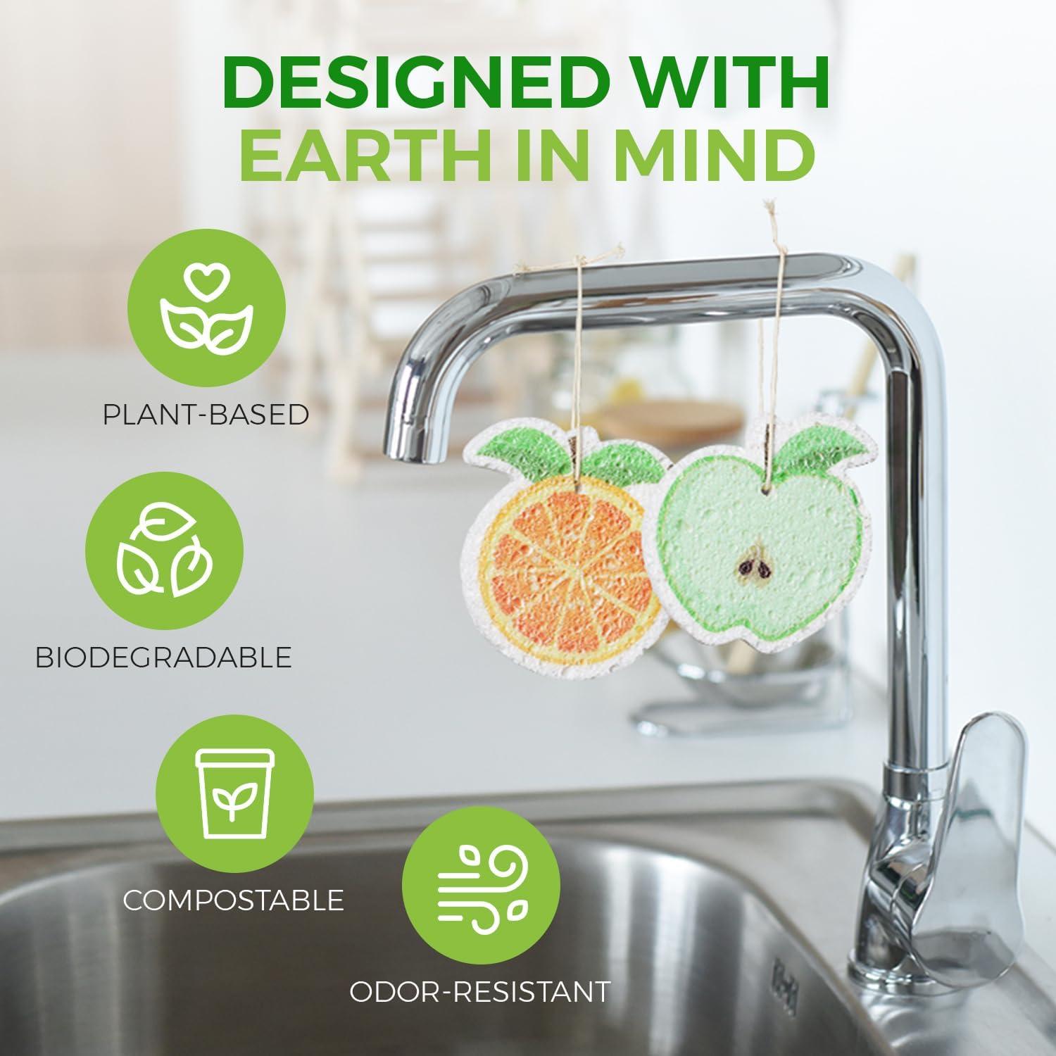 Esponjas Comprimidas Biodegradables AIRNEX - 12 Piezas Ecológicas