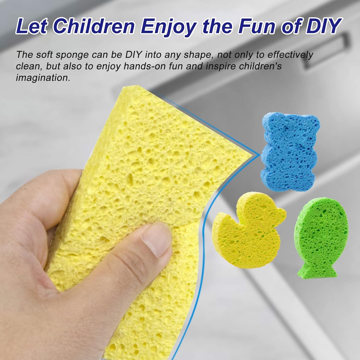 Esponjas Comprimidas CELOX de Celulosa - Paquete de 12 Unidades